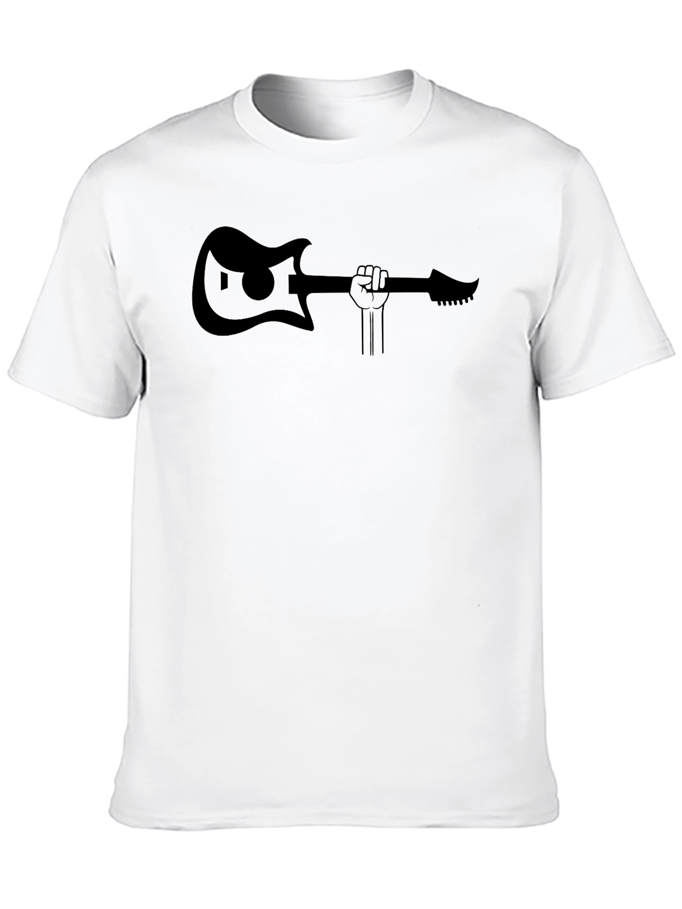 Rock On: Guitar Fist Black T-Shirt
