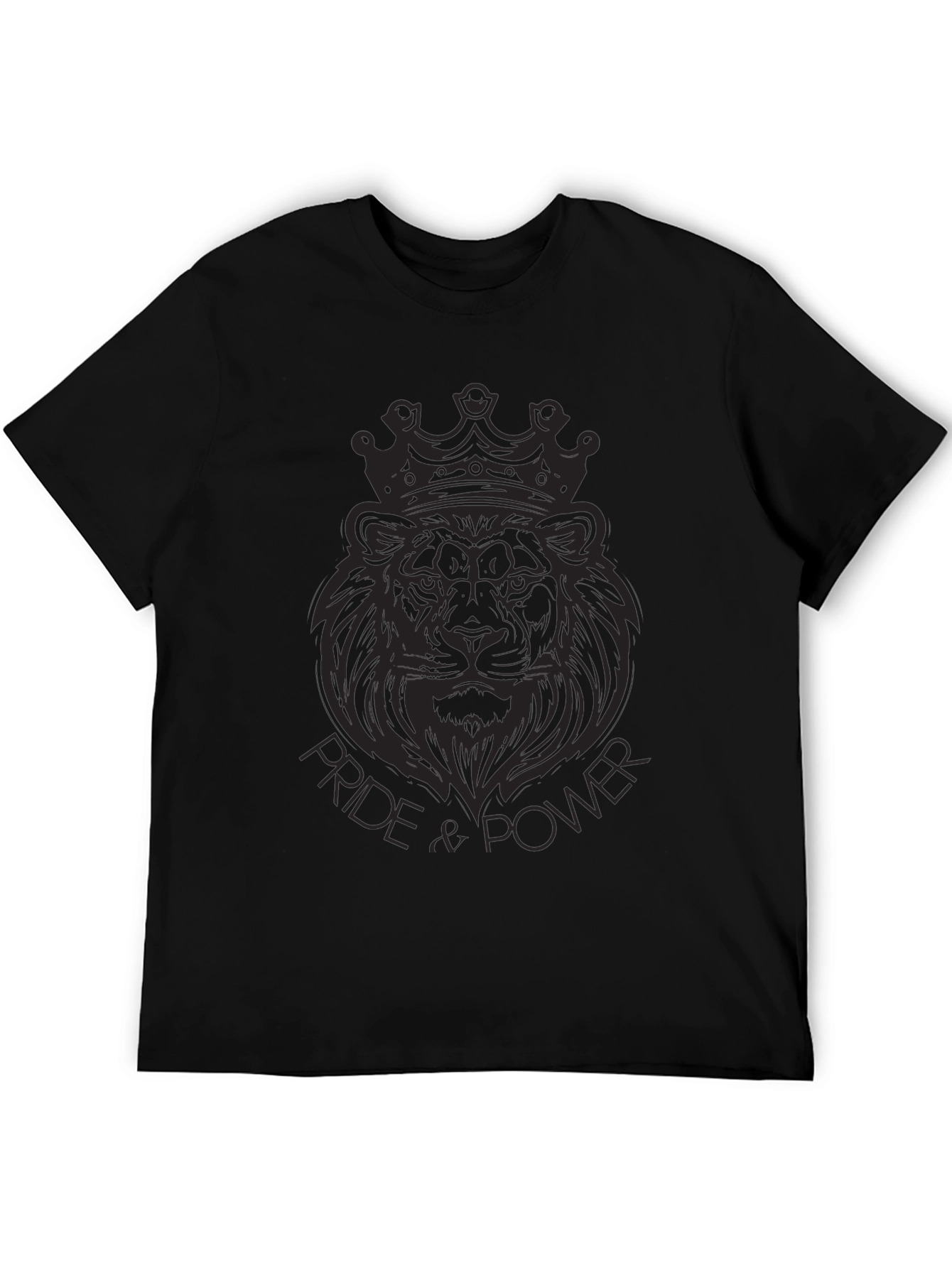 Pride & Power Black Lion T-Shirt