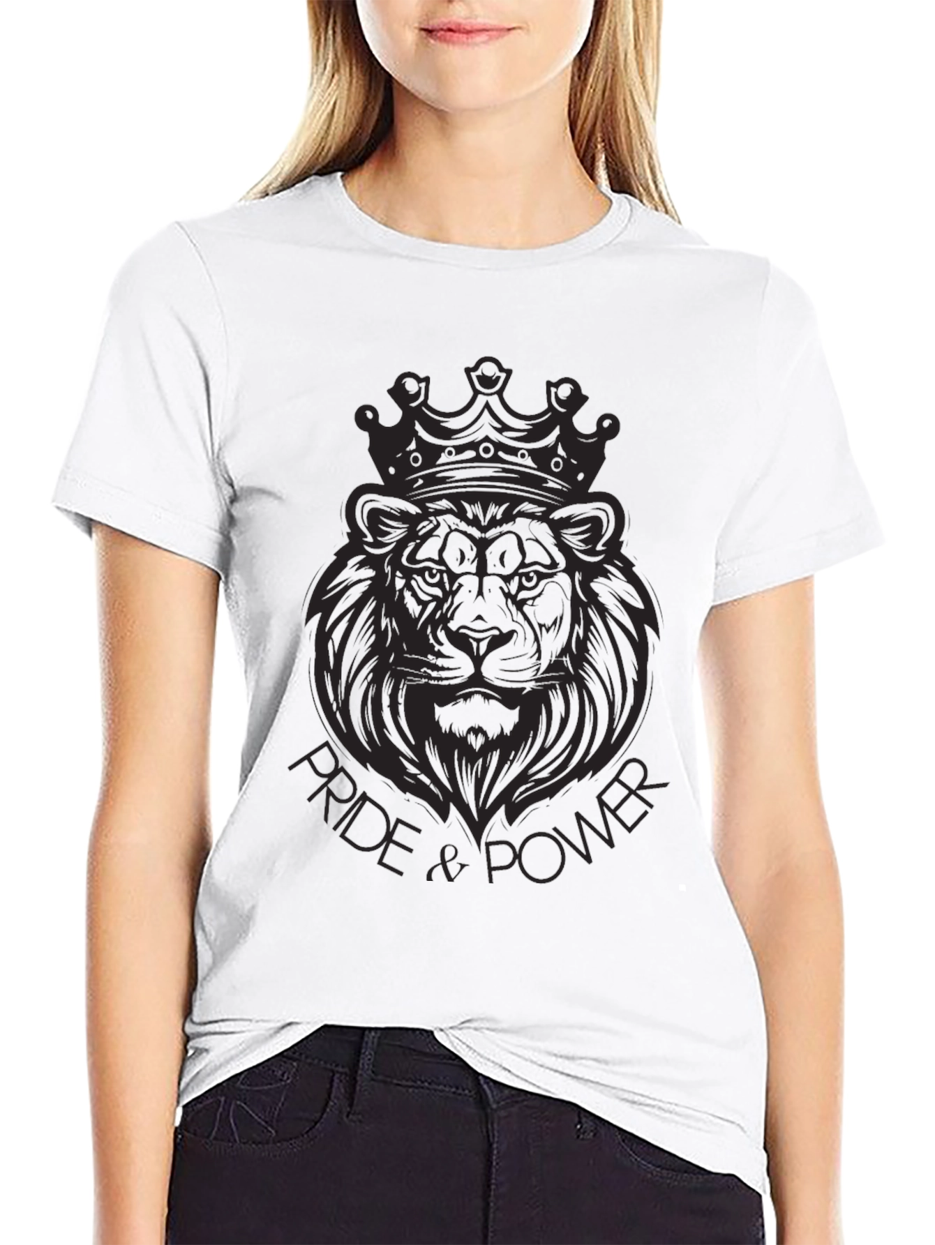 Pride & Power Black Lion T-Shirt