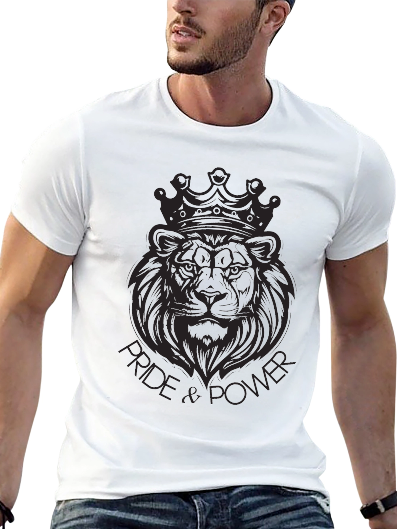 Pride & Power Black Lion T-Shirt