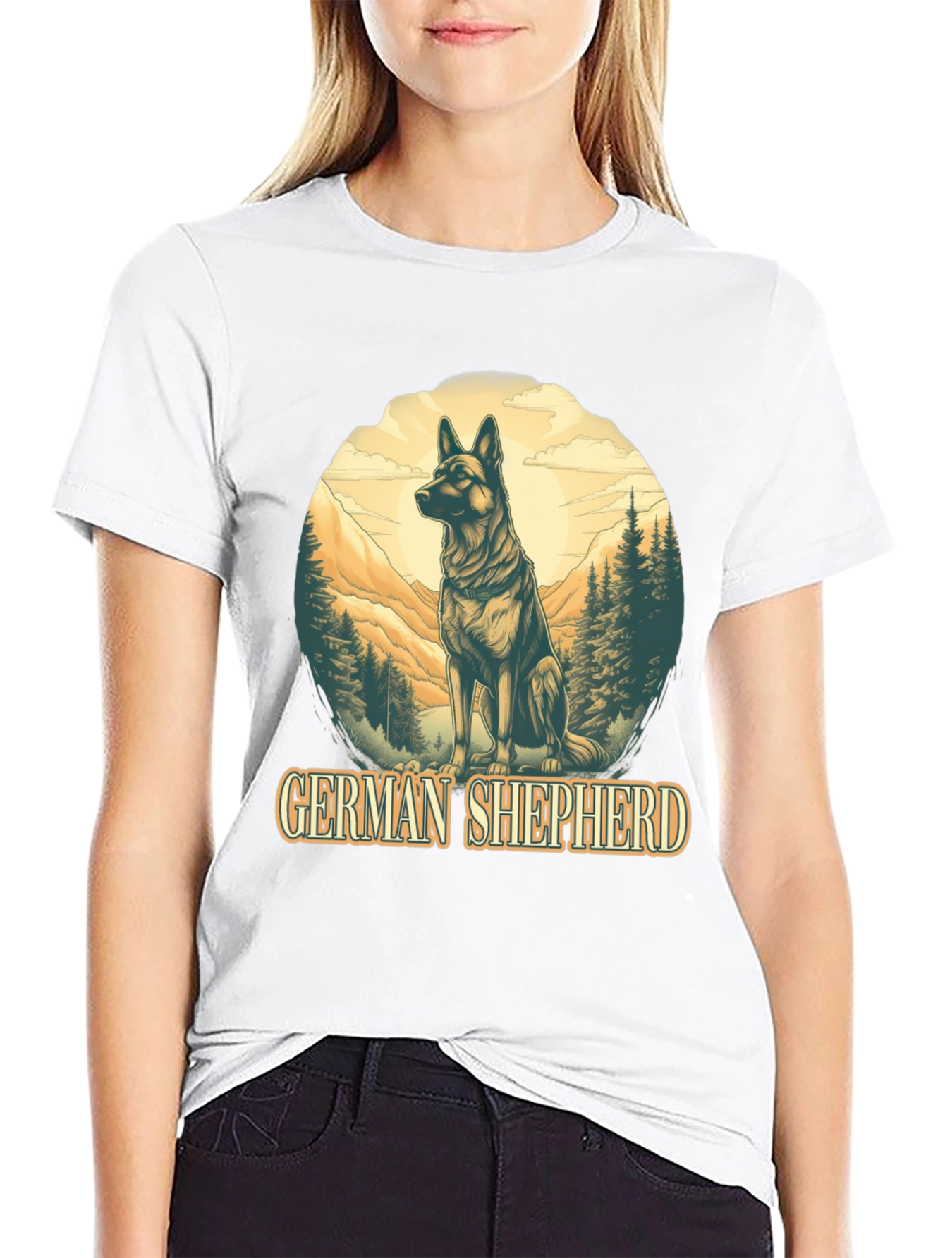 German Shepherd T-Shirt - Dog Lover Graphic Tee