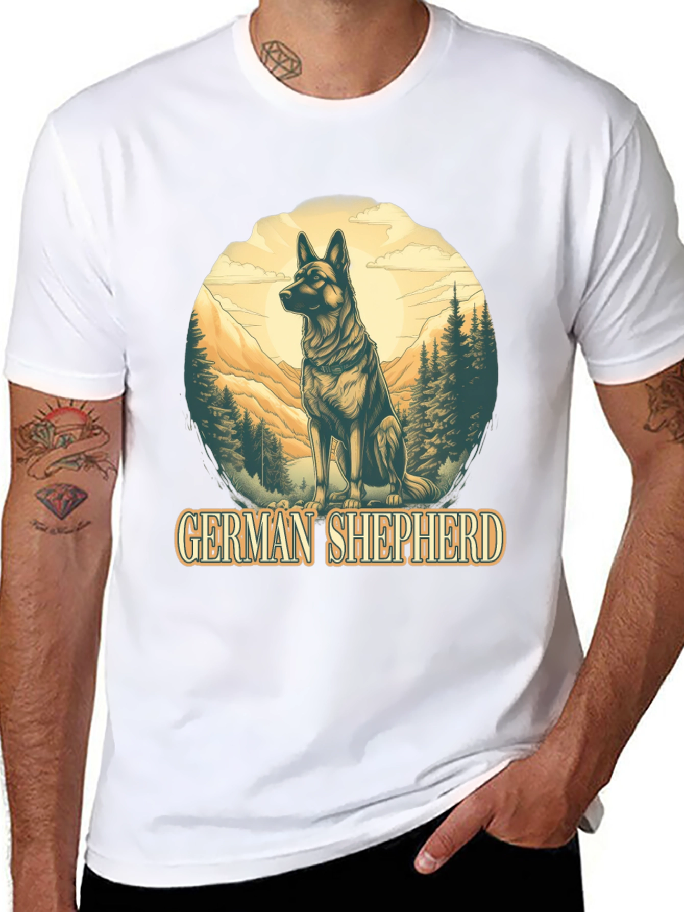 German Shepherd T-Shirt - Dog Lover Graphic Tee