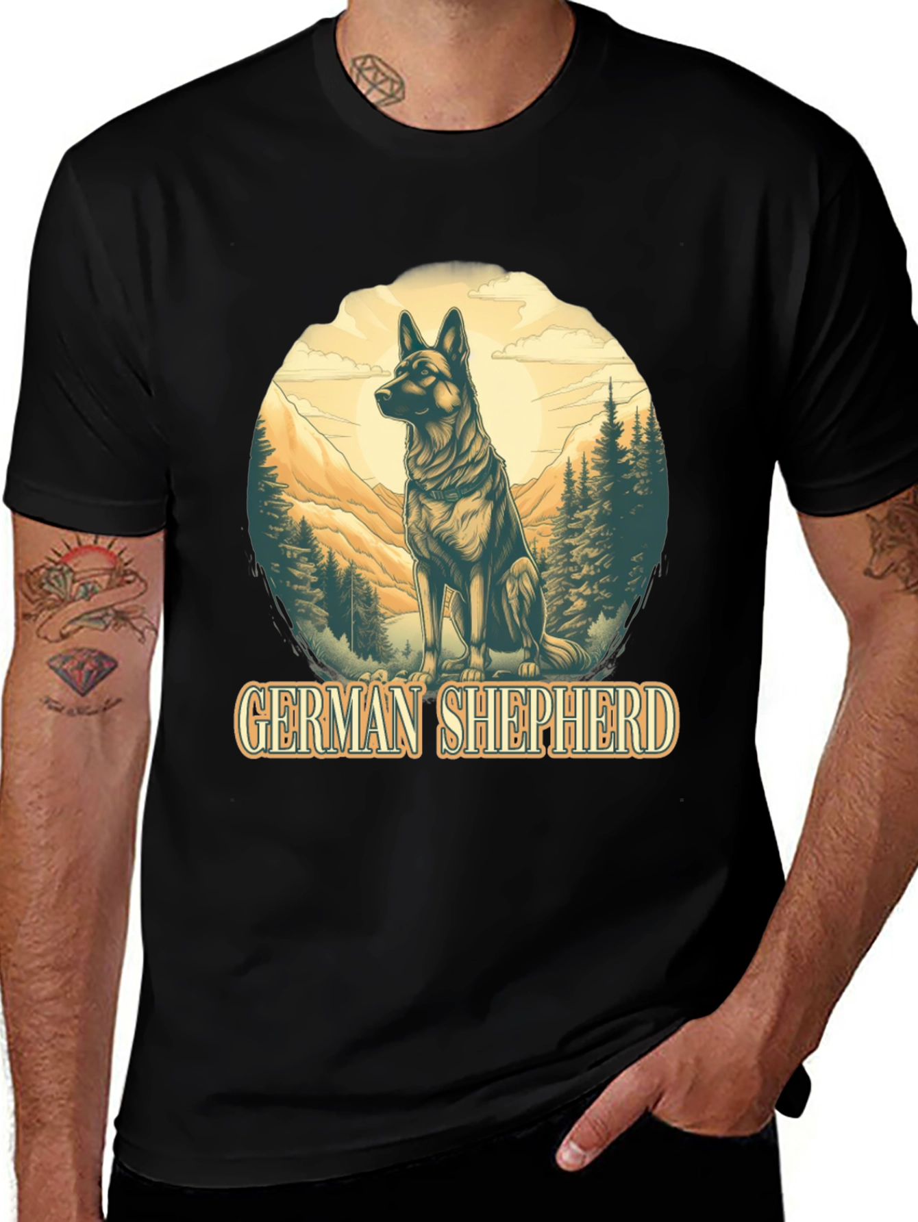 German Shepherd T-Shirt - Dog Lover Graphic Tee