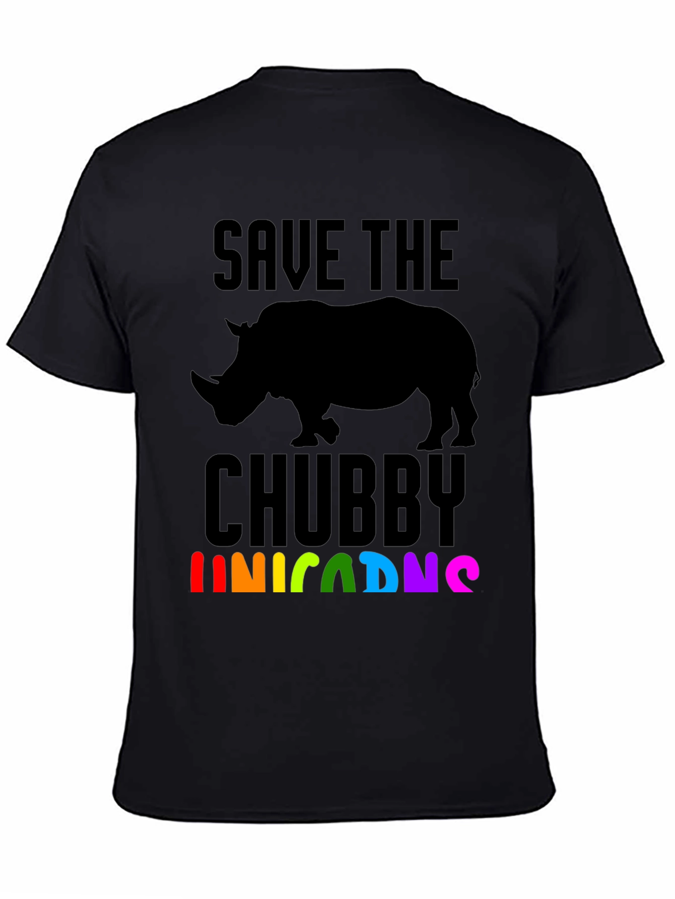 Save the Chubby Unicorns Rhino T-Shirt