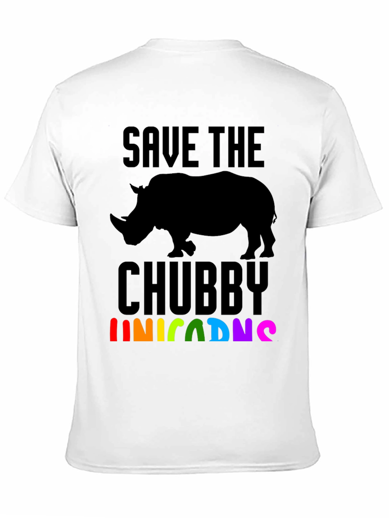Save the Chubby Unicorns Rhino T-Shirt