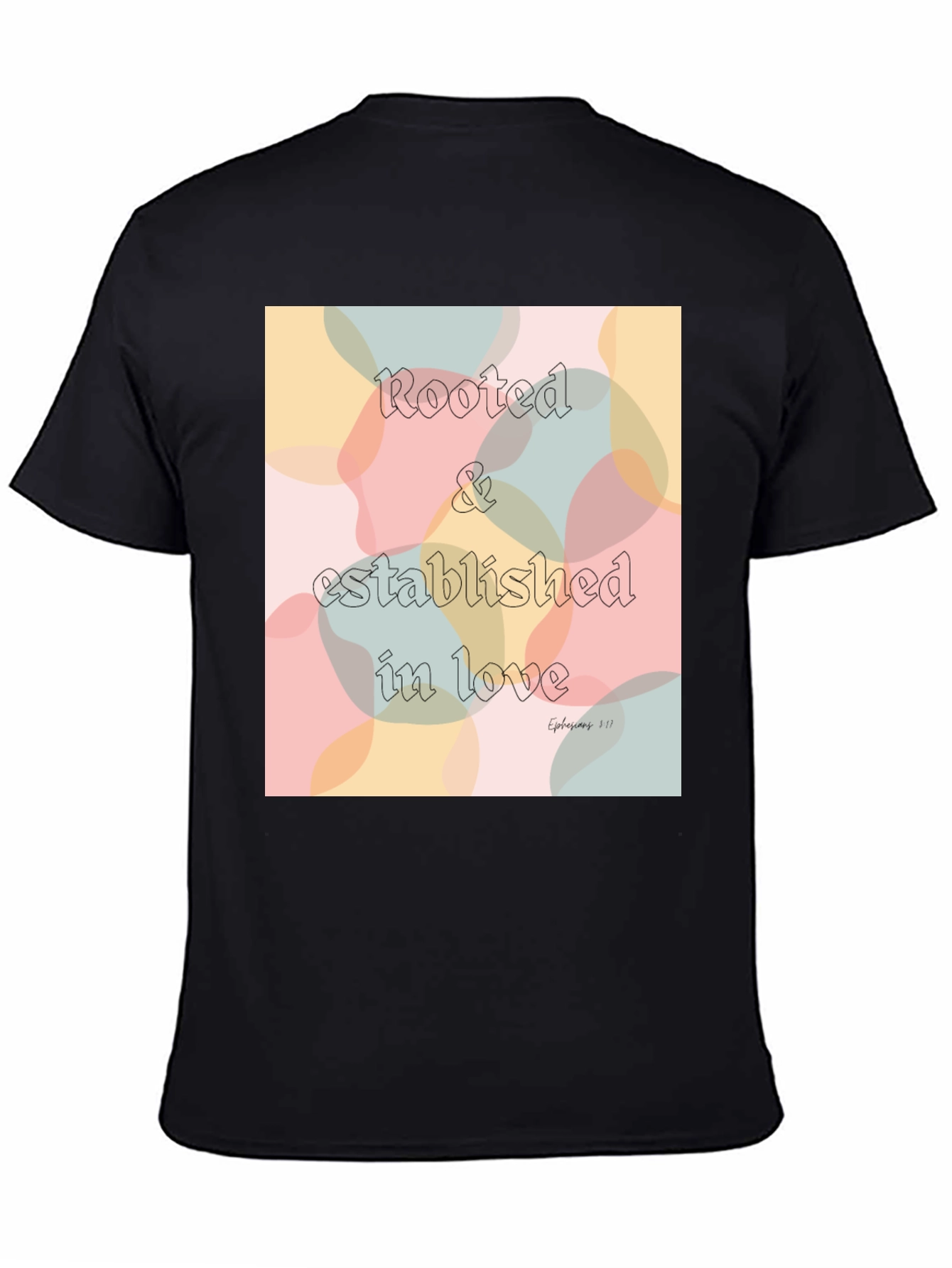 Rooted in Love Black Graphic Tee