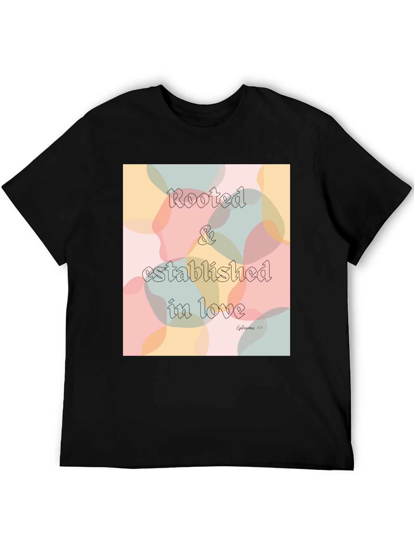 Rooted in Love Black Graphic Tee