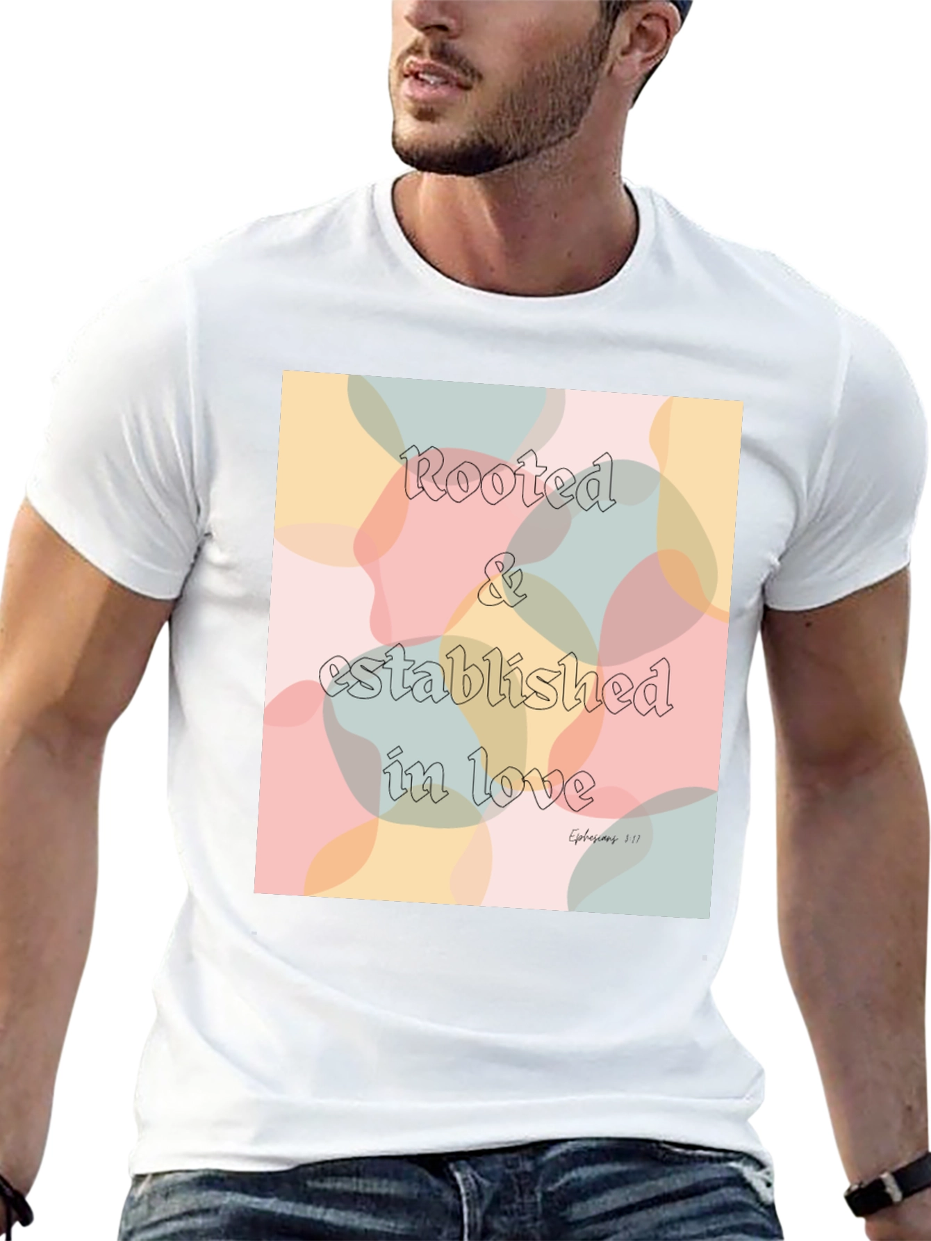 Rooted in Love Black Graphic Tee