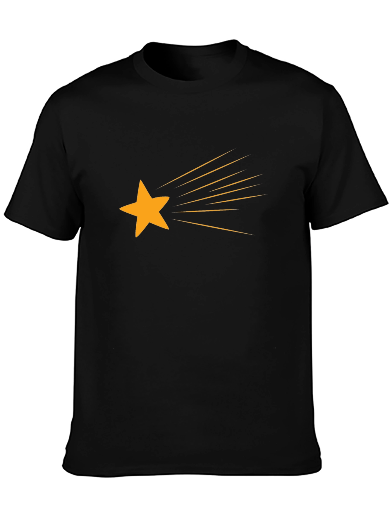 Shooting Star Graphic Tee - Black