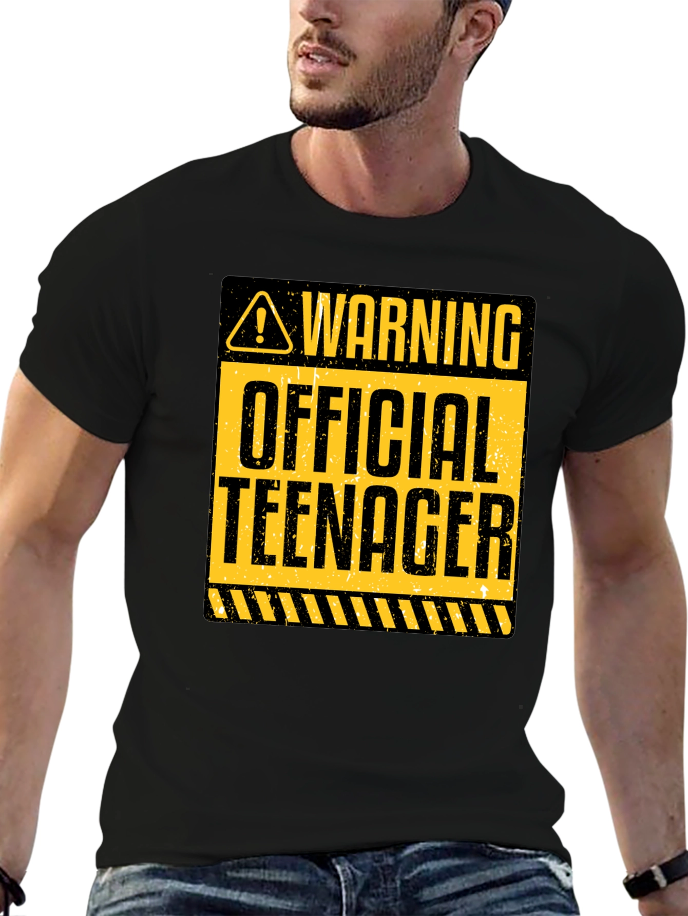 Warning Official Teenager Graphic Tee