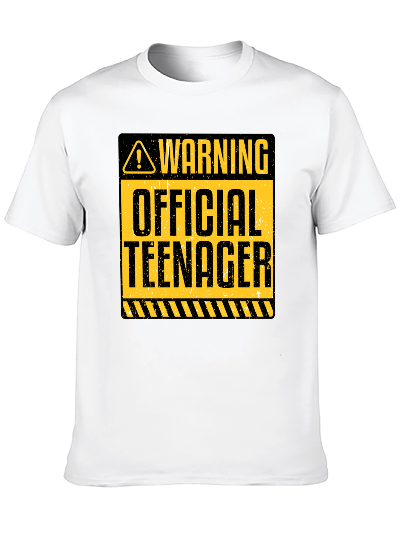 Warning Official Teenager Graphic Tee