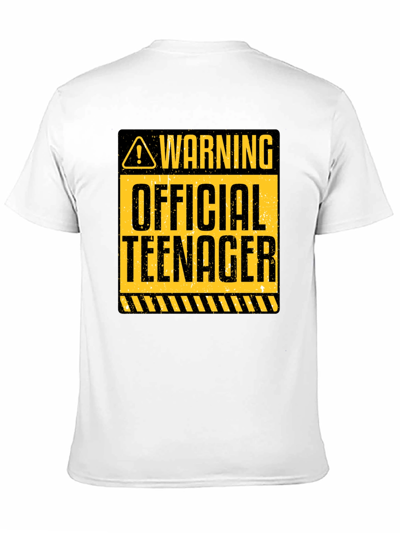 Warning Official Teenager Graphic Tee