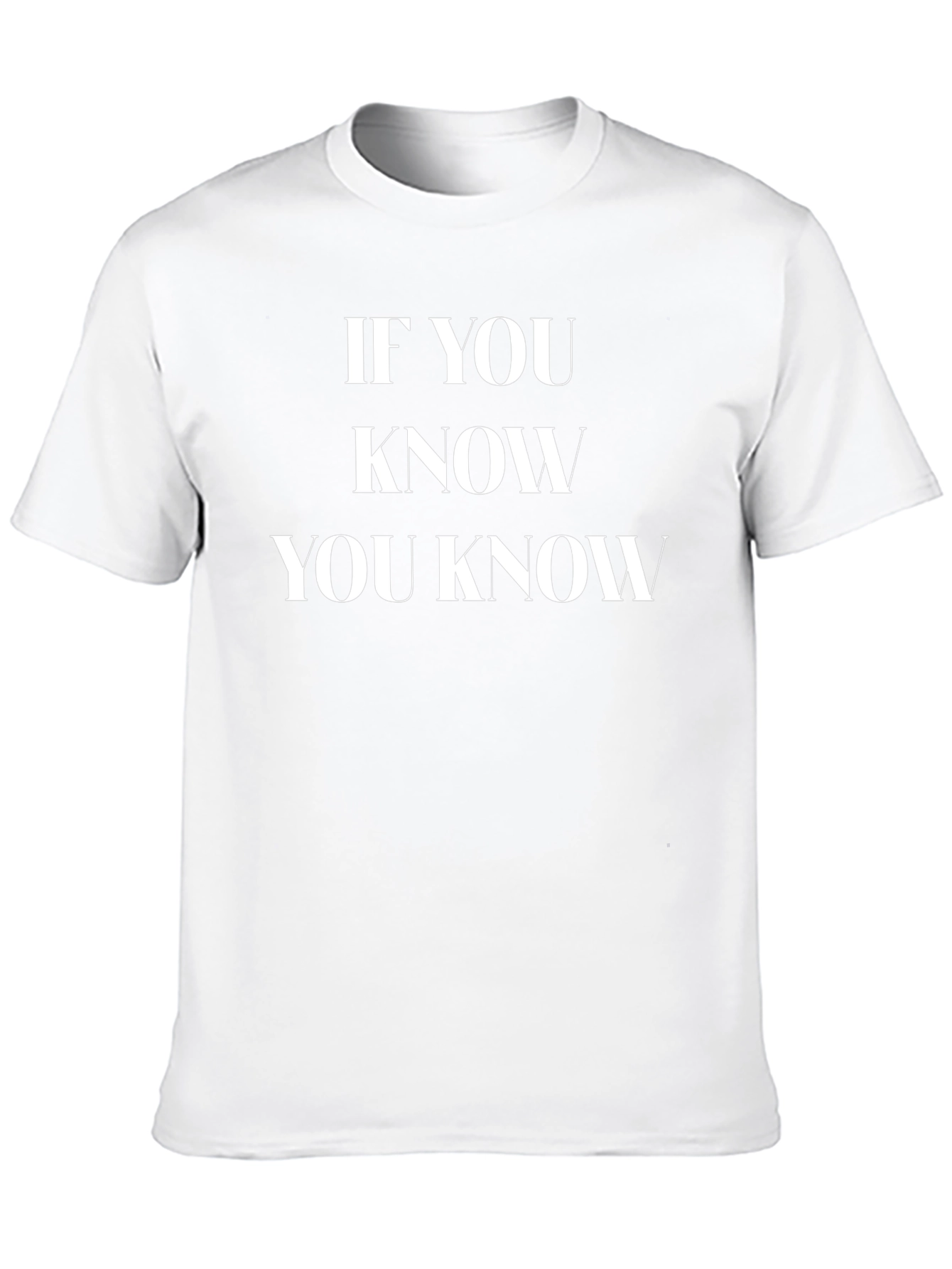If You Know You Know Black T-Shirt
