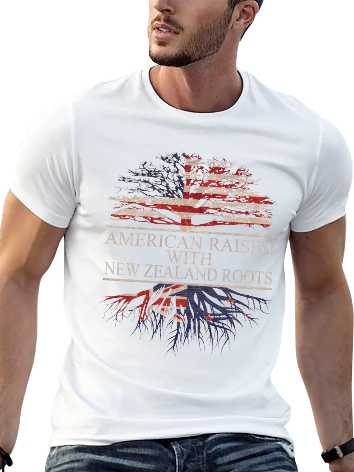American Raised New Zealand Roots Tee