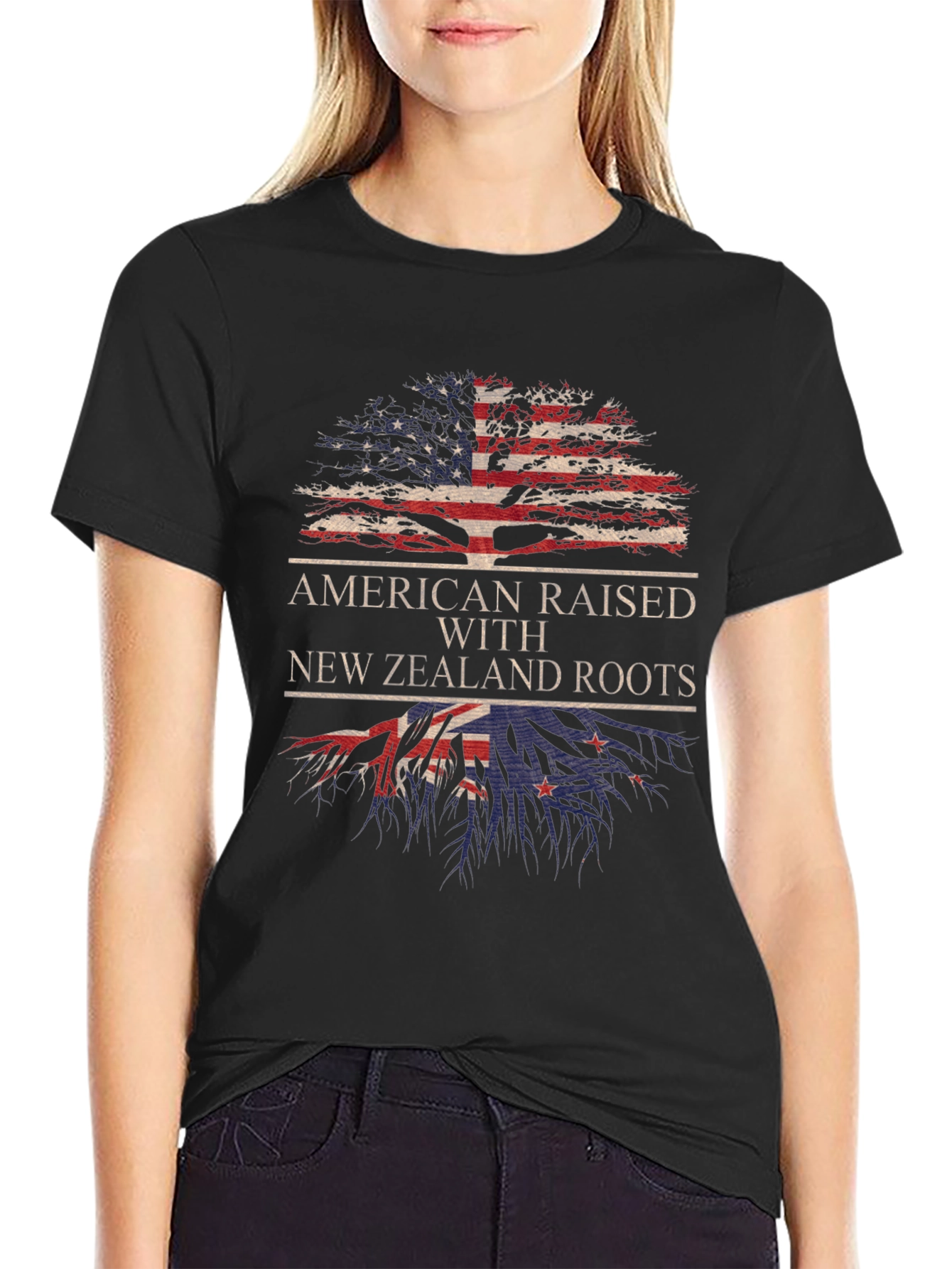 American Raised New Zealand Roots Tee