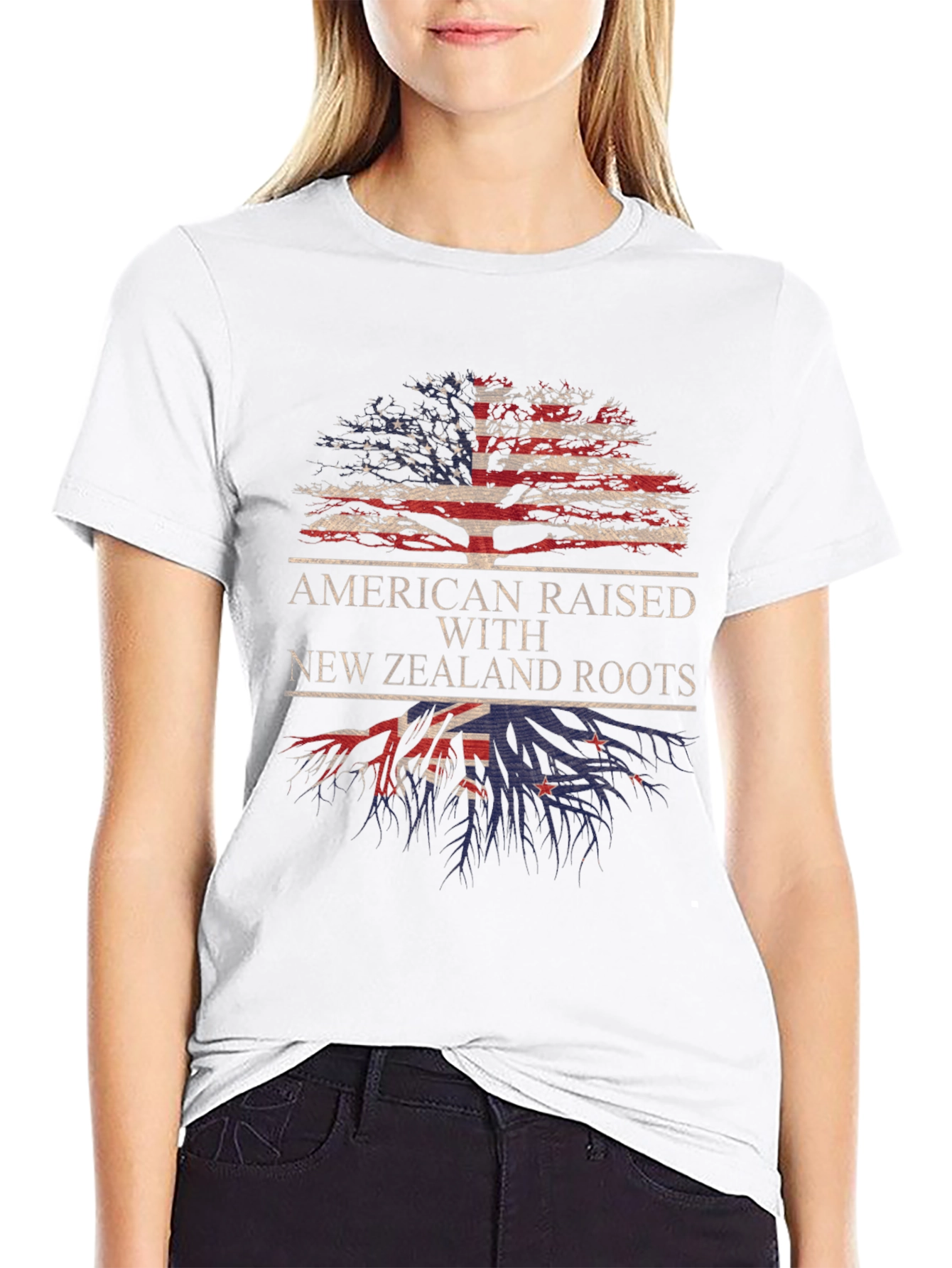 American Raised New Zealand Roots Tee