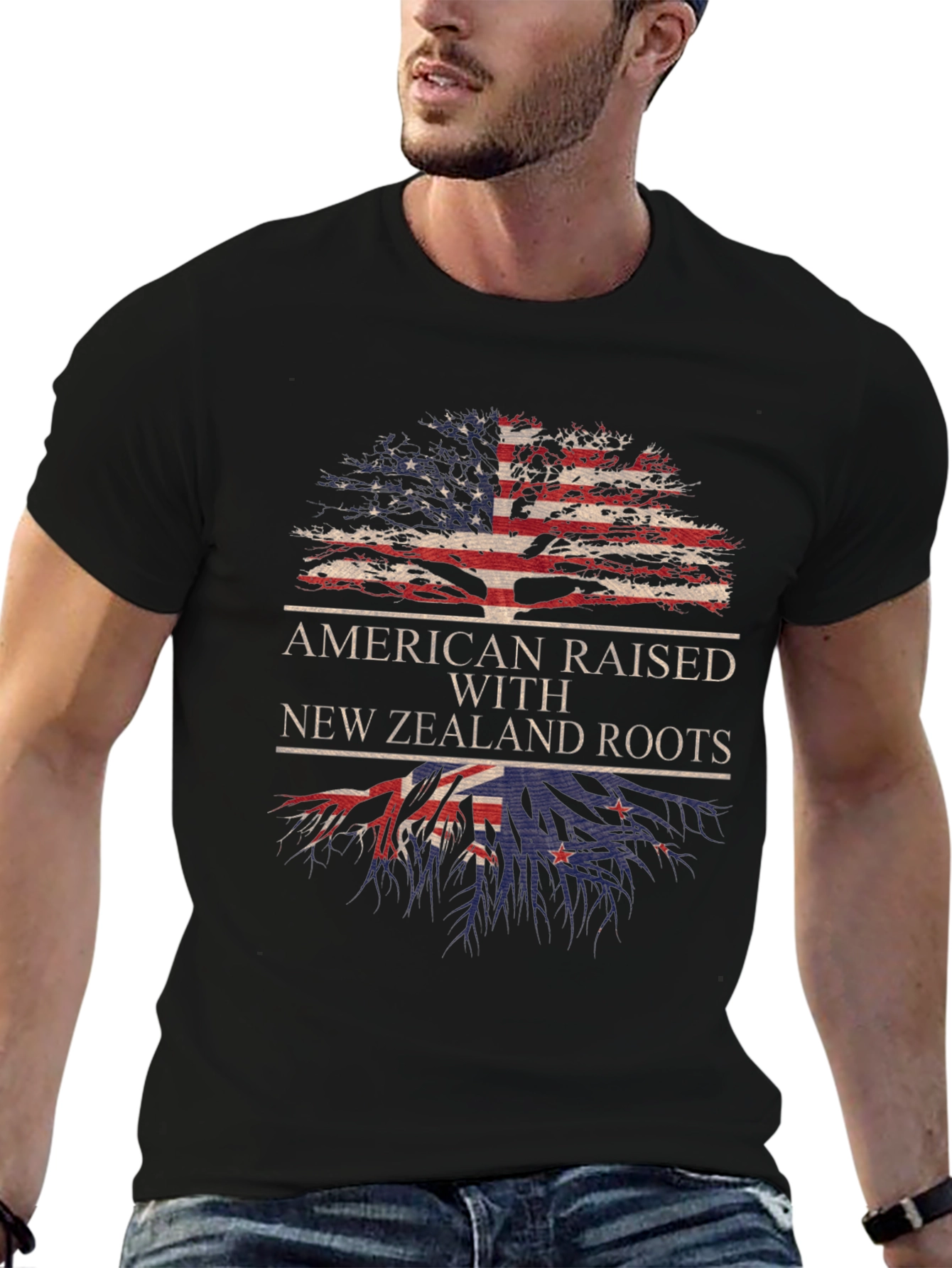 American Raised New Zealand Roots Tee