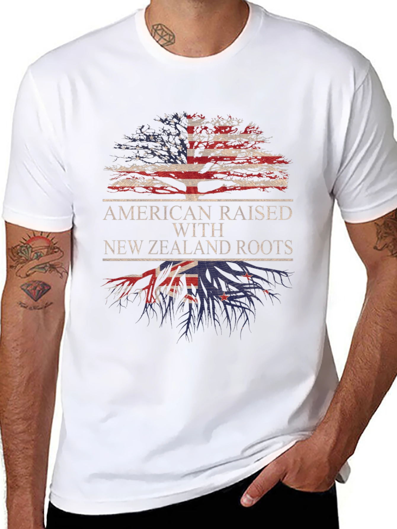 American Raised New Zealand Roots Tee