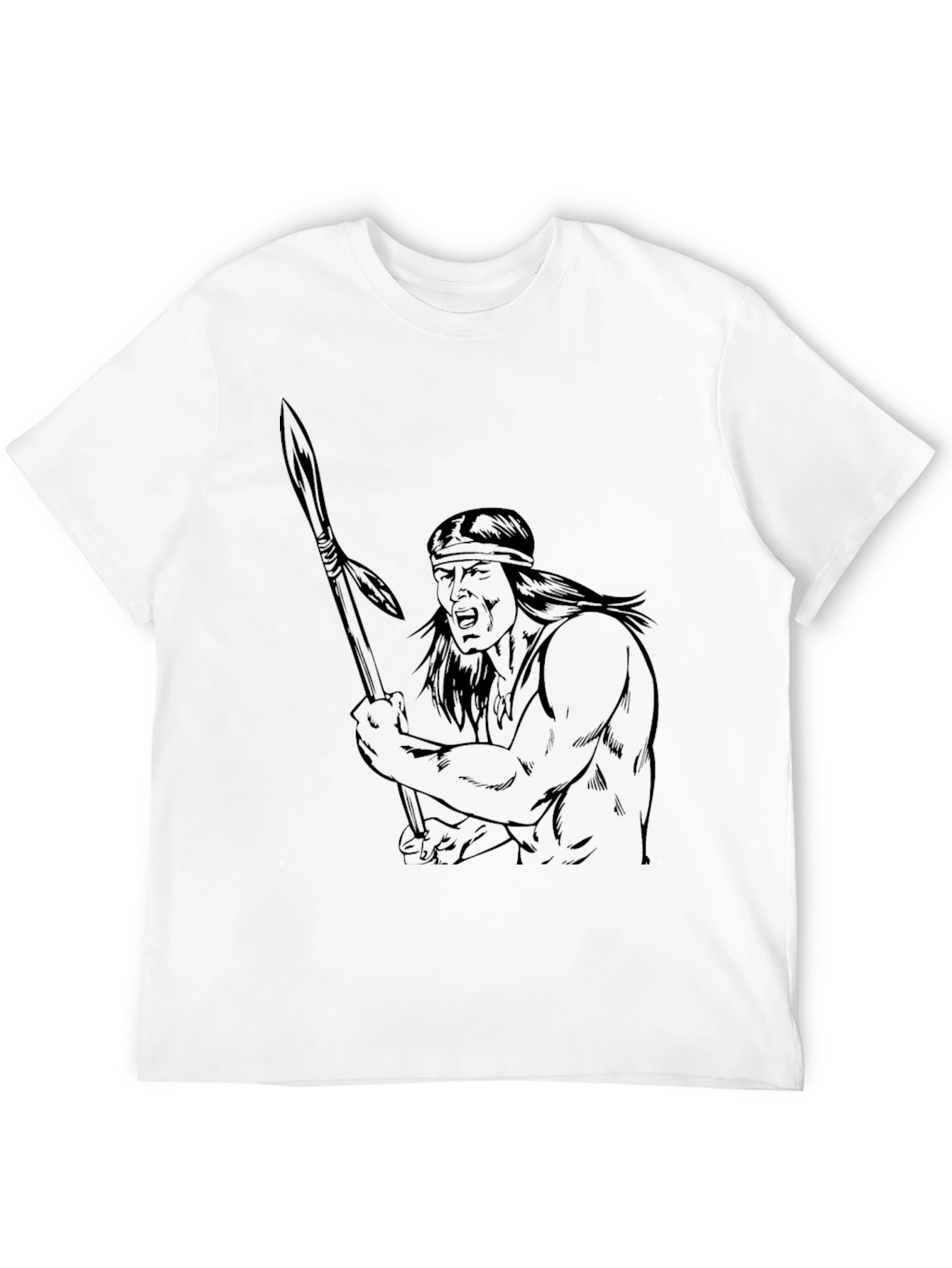 Warrior Graphic Black T-Shirt
