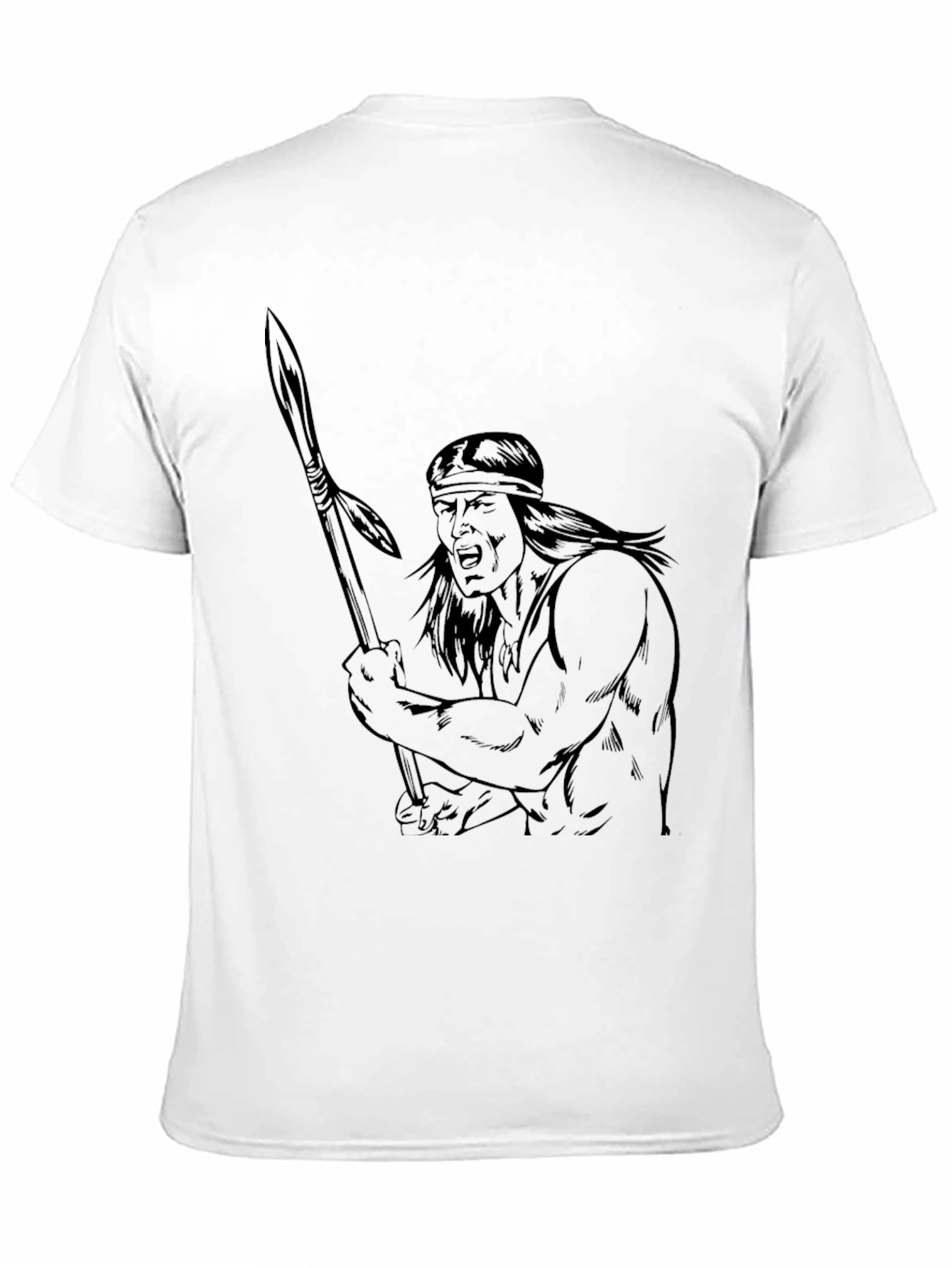 Warrior Graphic Black T-Shirt