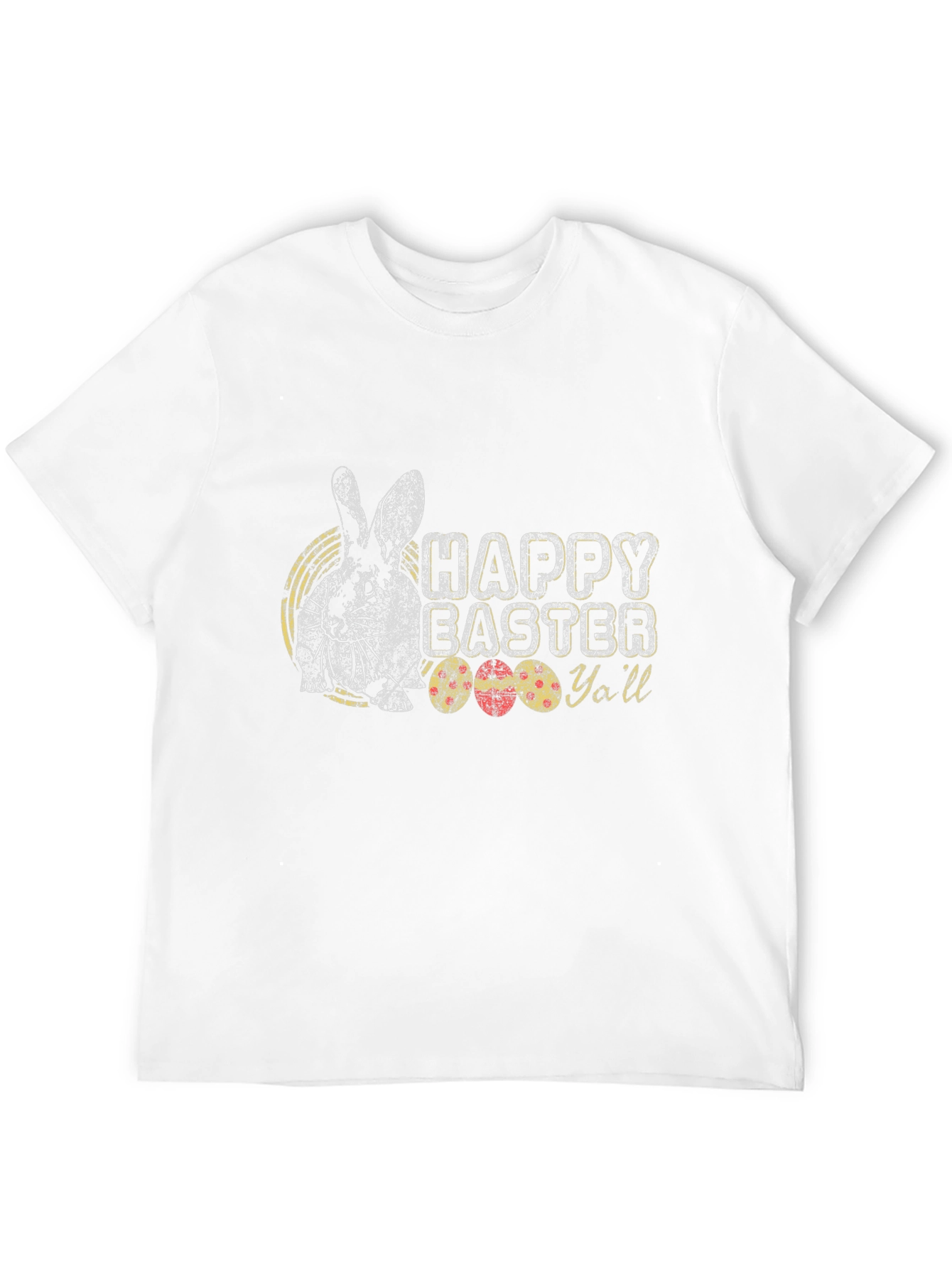 Happy Easter Yall T-Shirt with Bunny