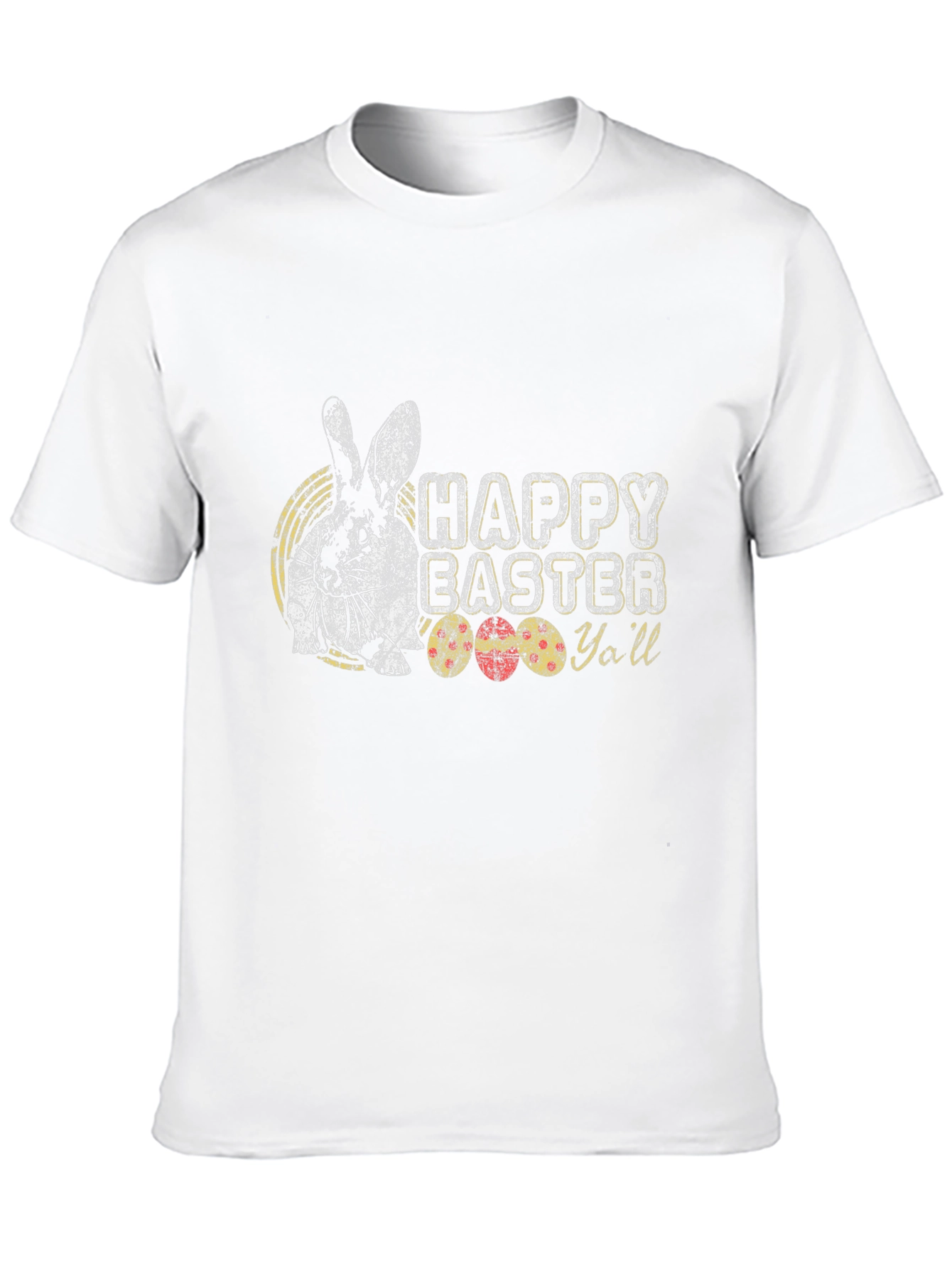 Happy Easter Yall T-Shirt with Bunny
