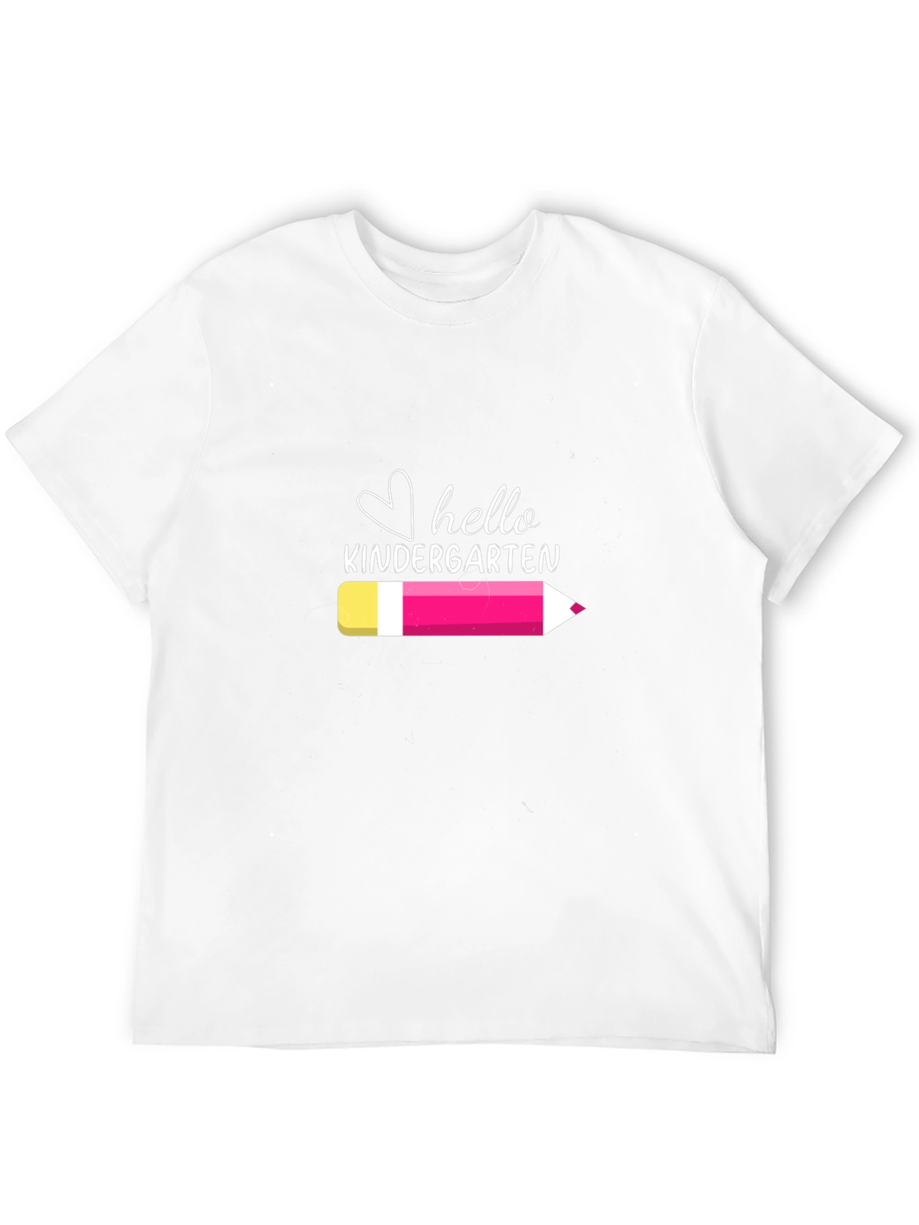 Hello Kindergarten T-Shirt Back to School Pencil Tee