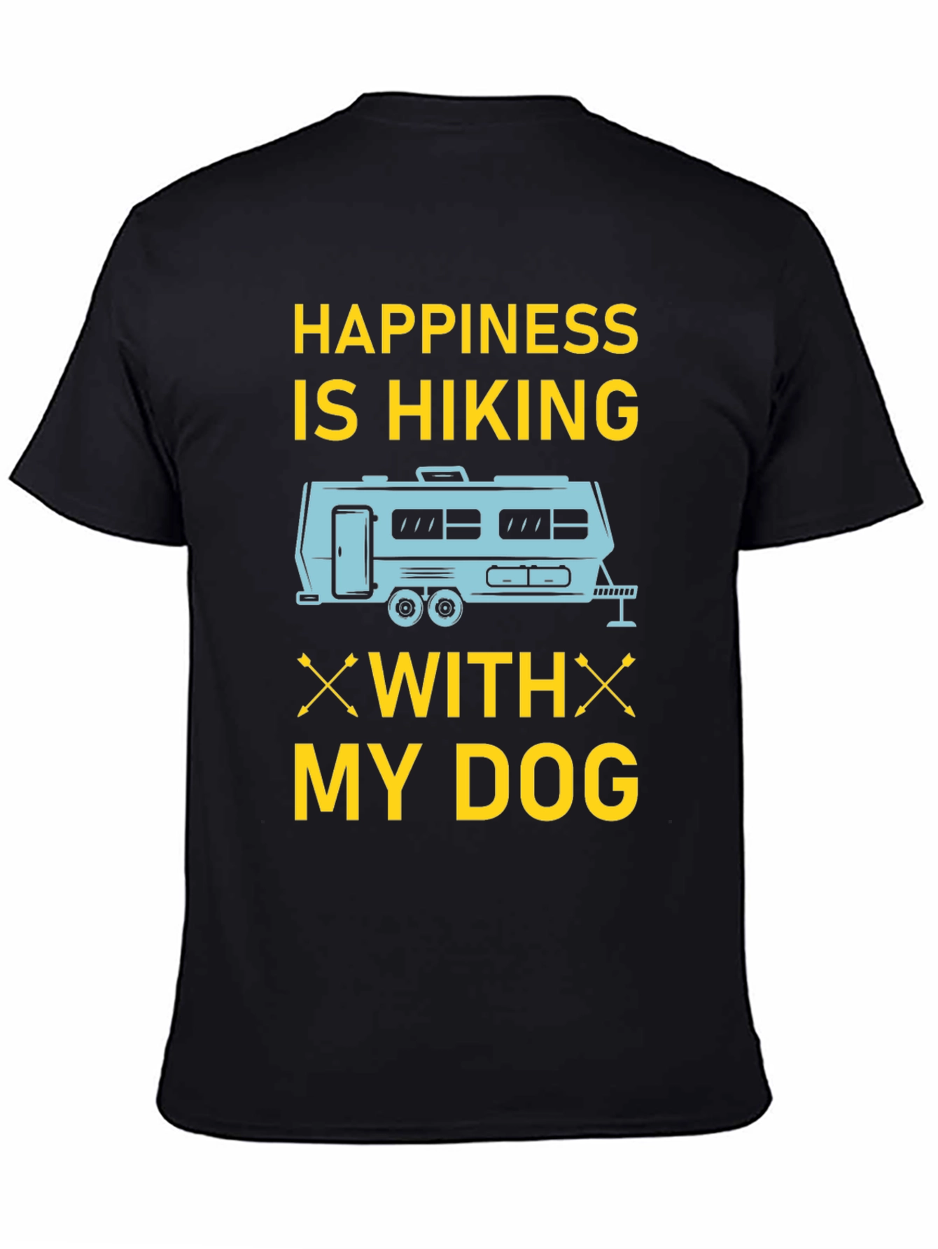 Happiness is Hiking With My Dog T-Shirt