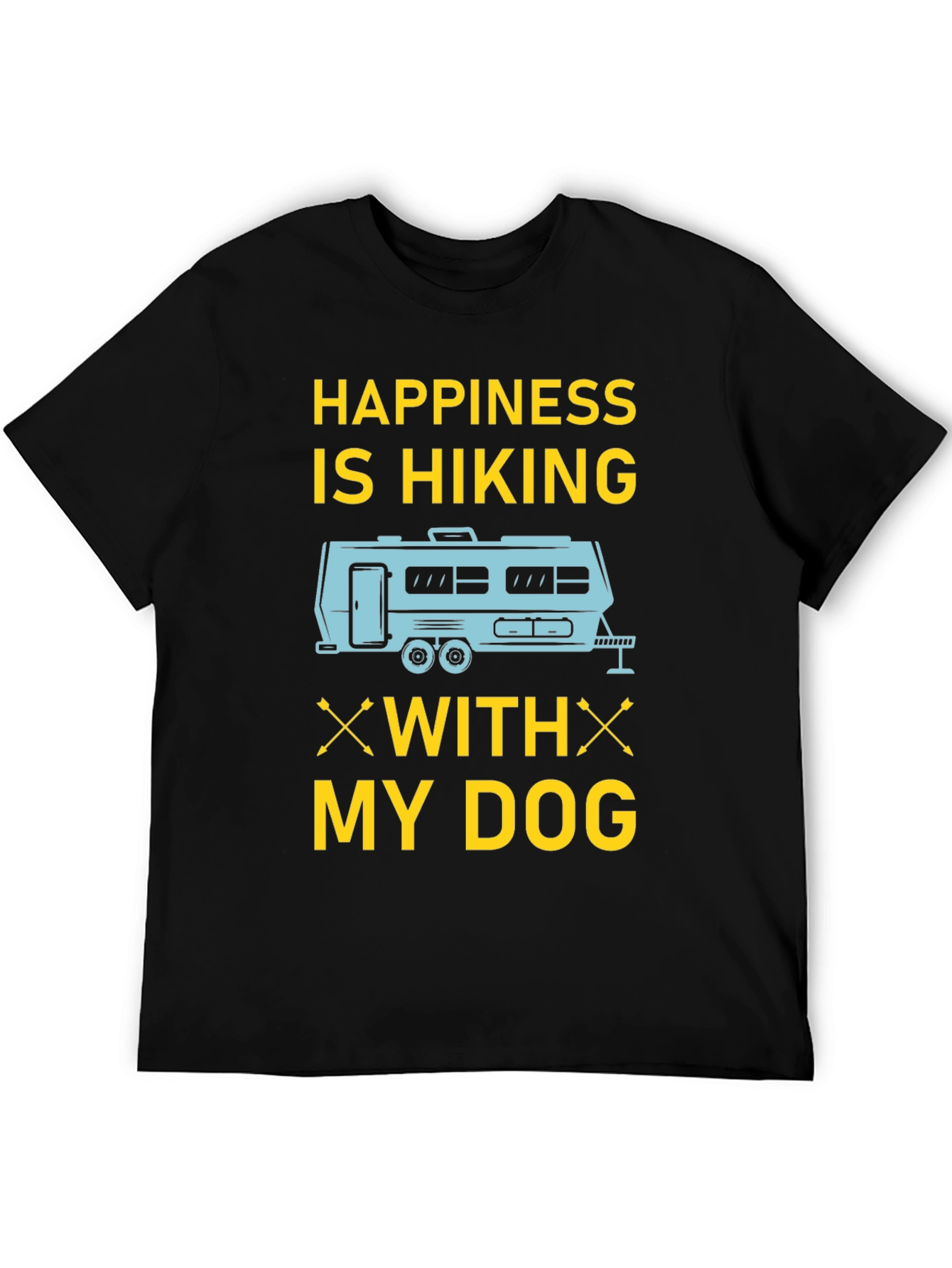 Happiness is Hiking With My Dog T-Shirt