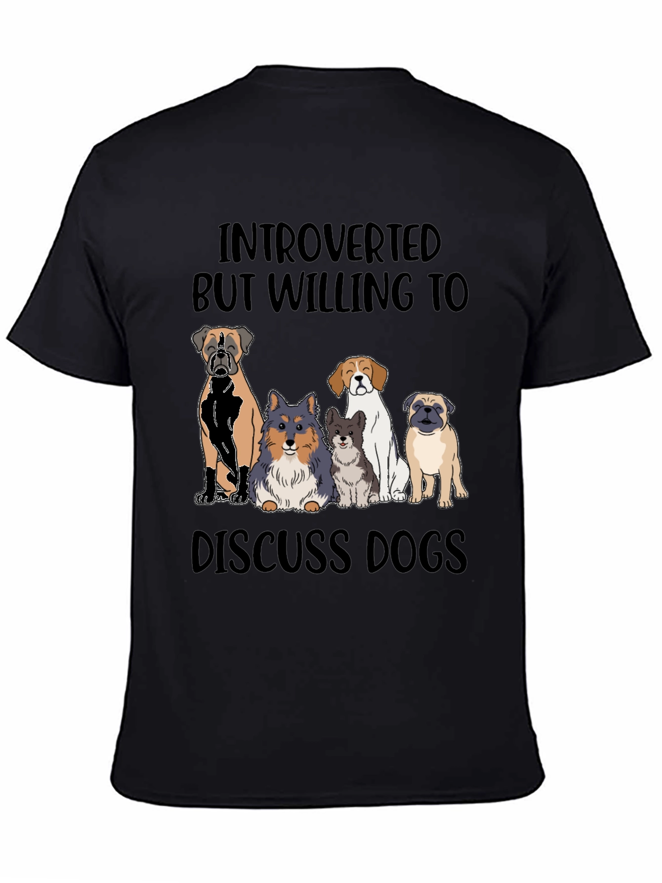 Introverted Dog Lover Tee