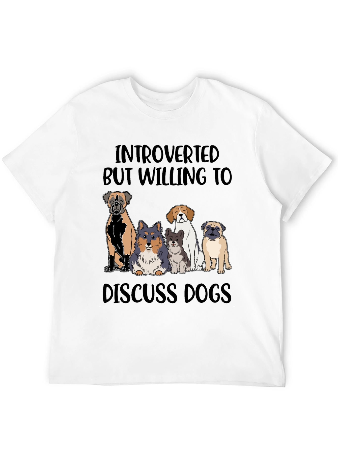 Introverted Dog Lover Tee