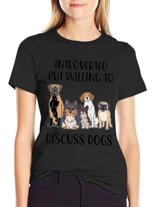 Introverted Dog Lover Tee