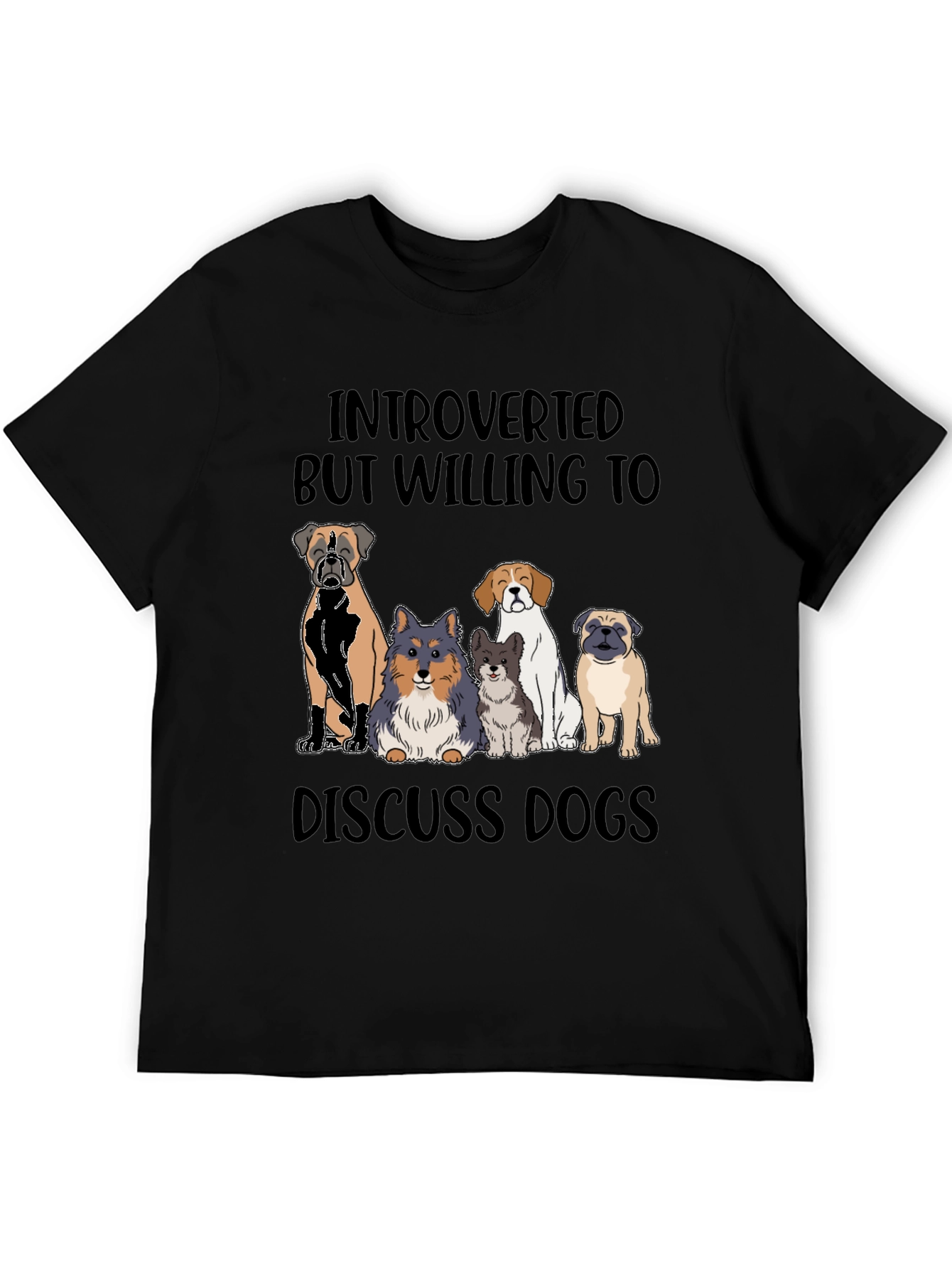Introverted Dog Lover Tee
