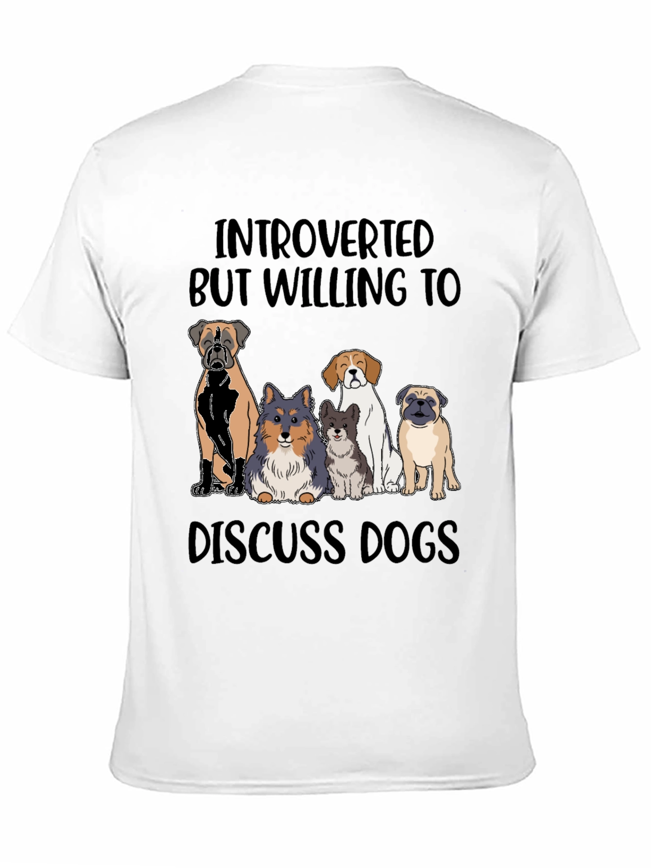 Introverted Dog Lover Tee