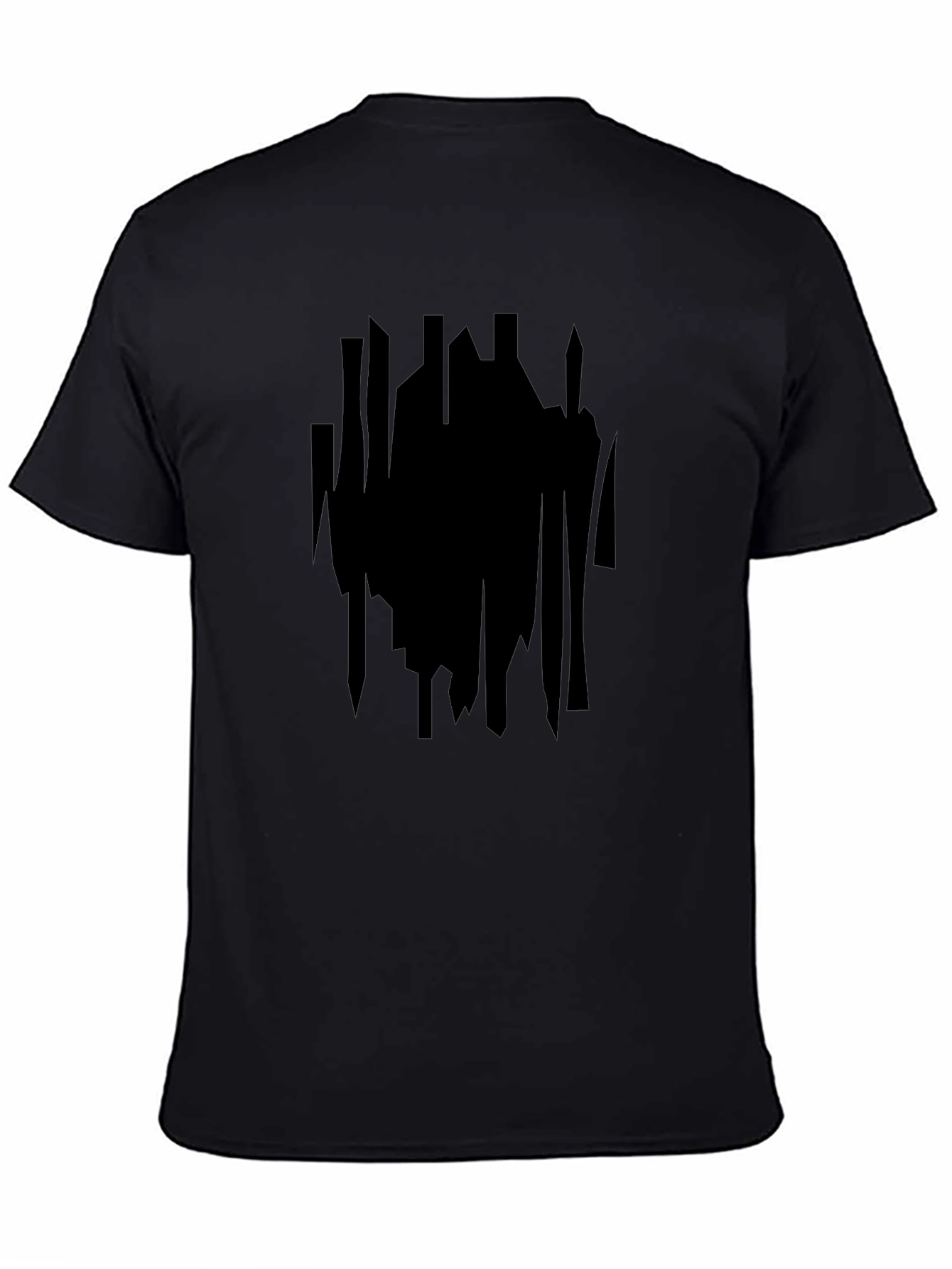 Abstract Cityscape Black Graphic Tee