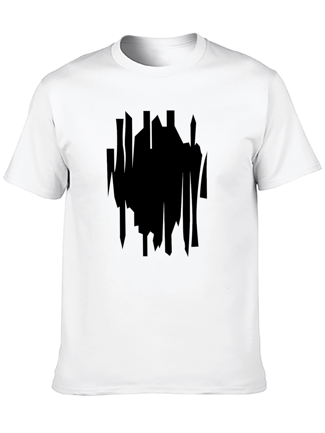 Abstract Cityscape Black Graphic Tee