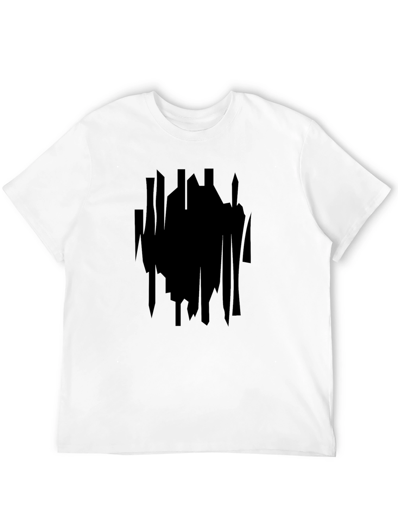 Abstract Cityscape Black Graphic Tee