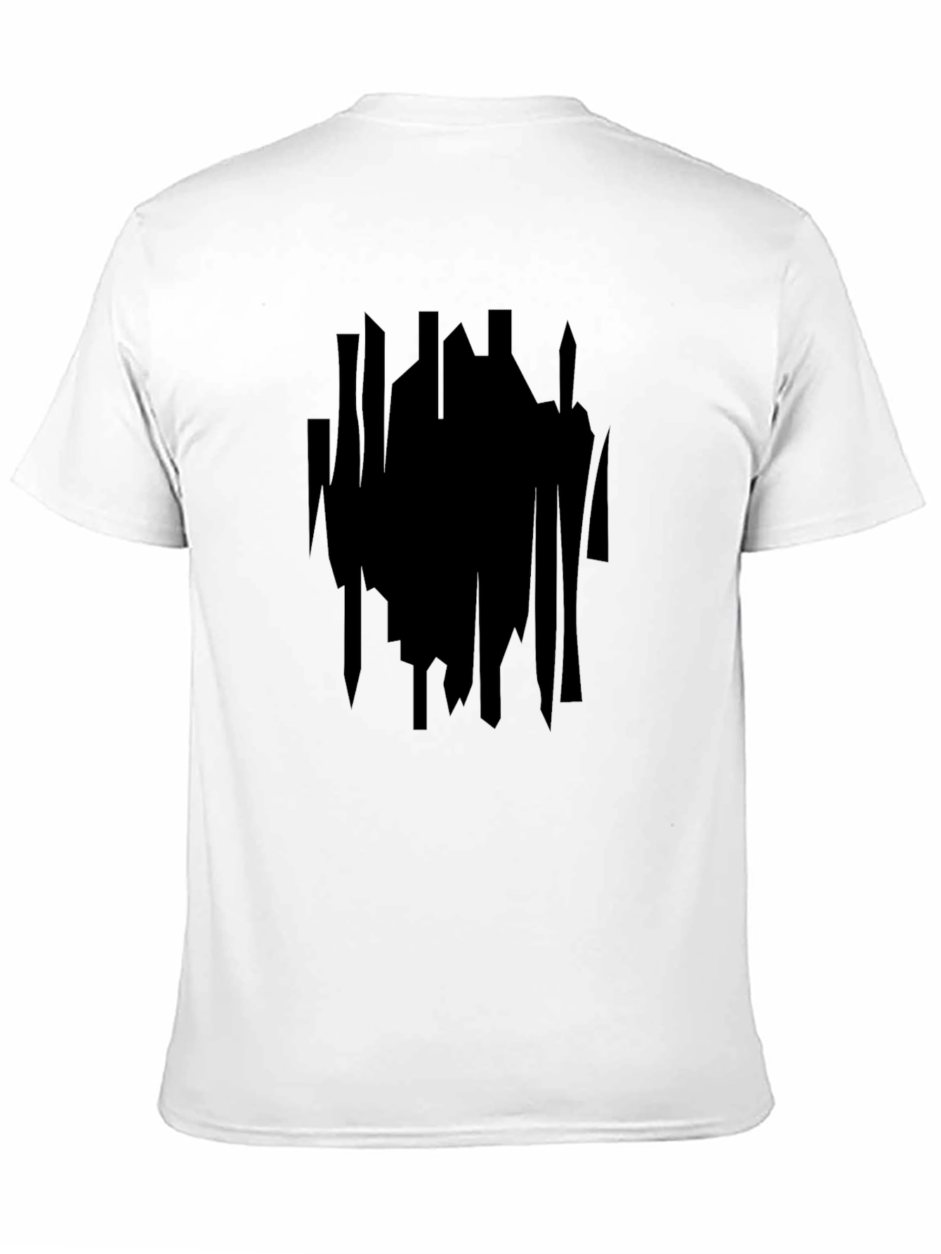 Abstract Cityscape Black Graphic Tee