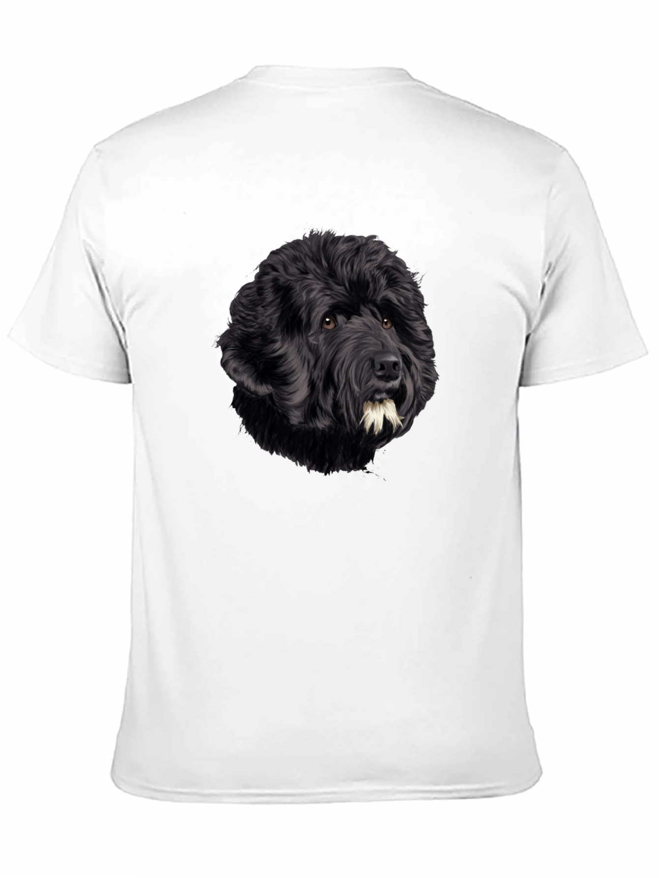 Black Dog Portrait Graphic T-Shirt