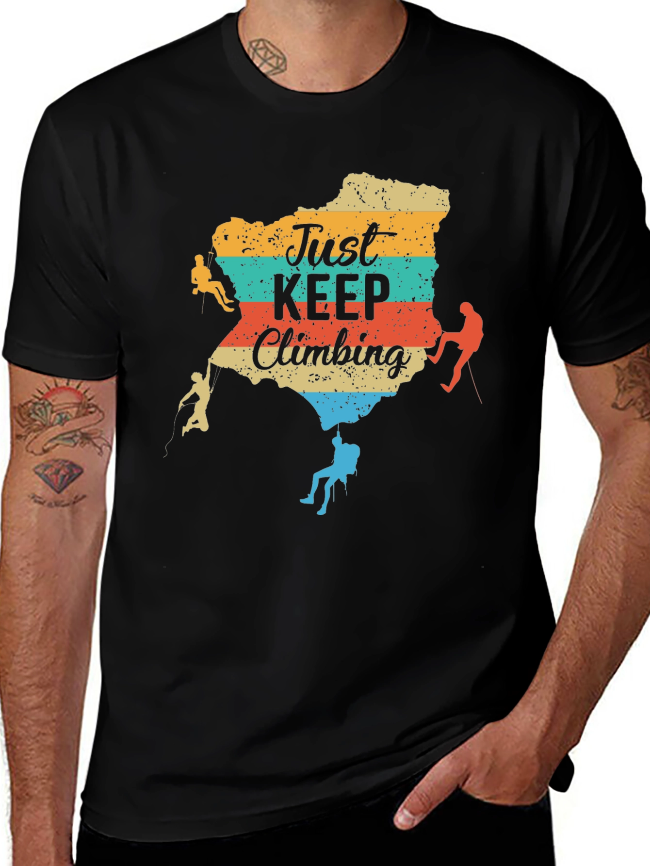 Just Keep Climbing T-Shirt - Adventure Tee