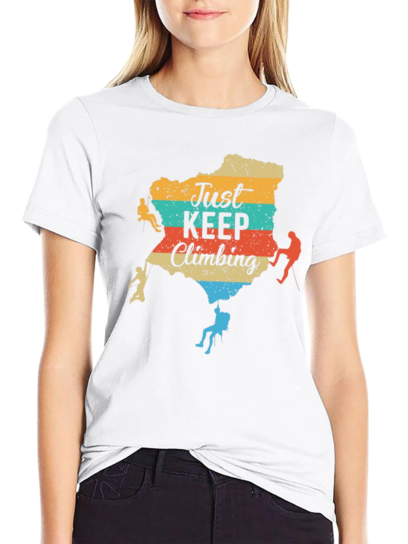 Just Keep Climbing T-Shirt - Adventure Tee