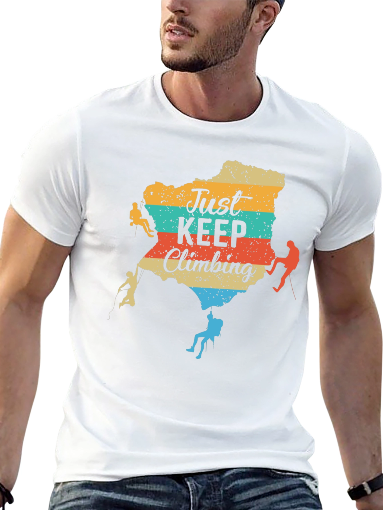 Just Keep Climbing T-Shirt - Adventure Tee