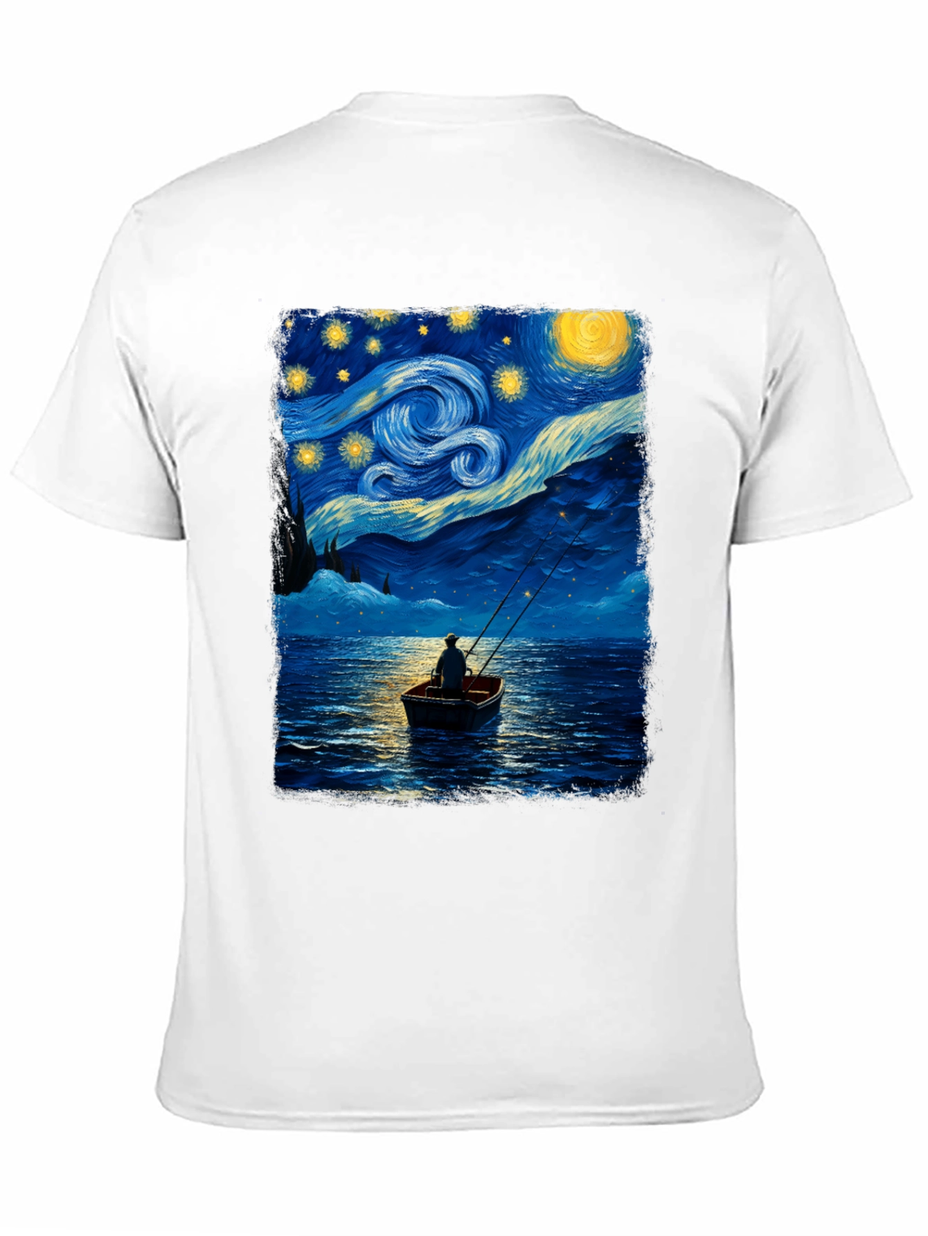 Starry Night Fishing T-Shirt