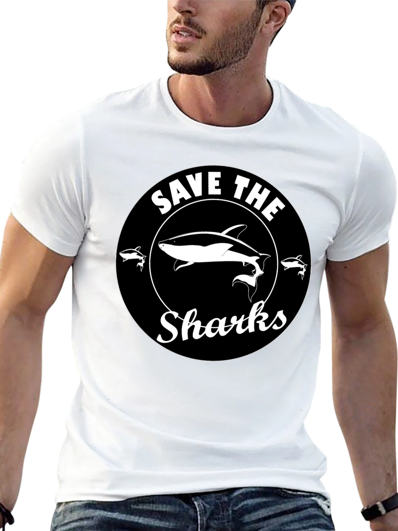 Save the Sharks Graphic Tee