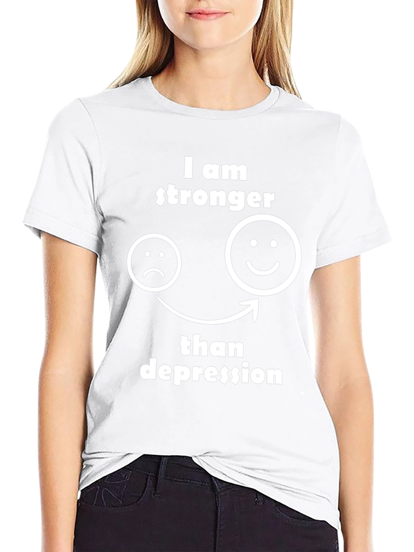 Stronger Than Depression Graphic Tee - Unisex Comfort