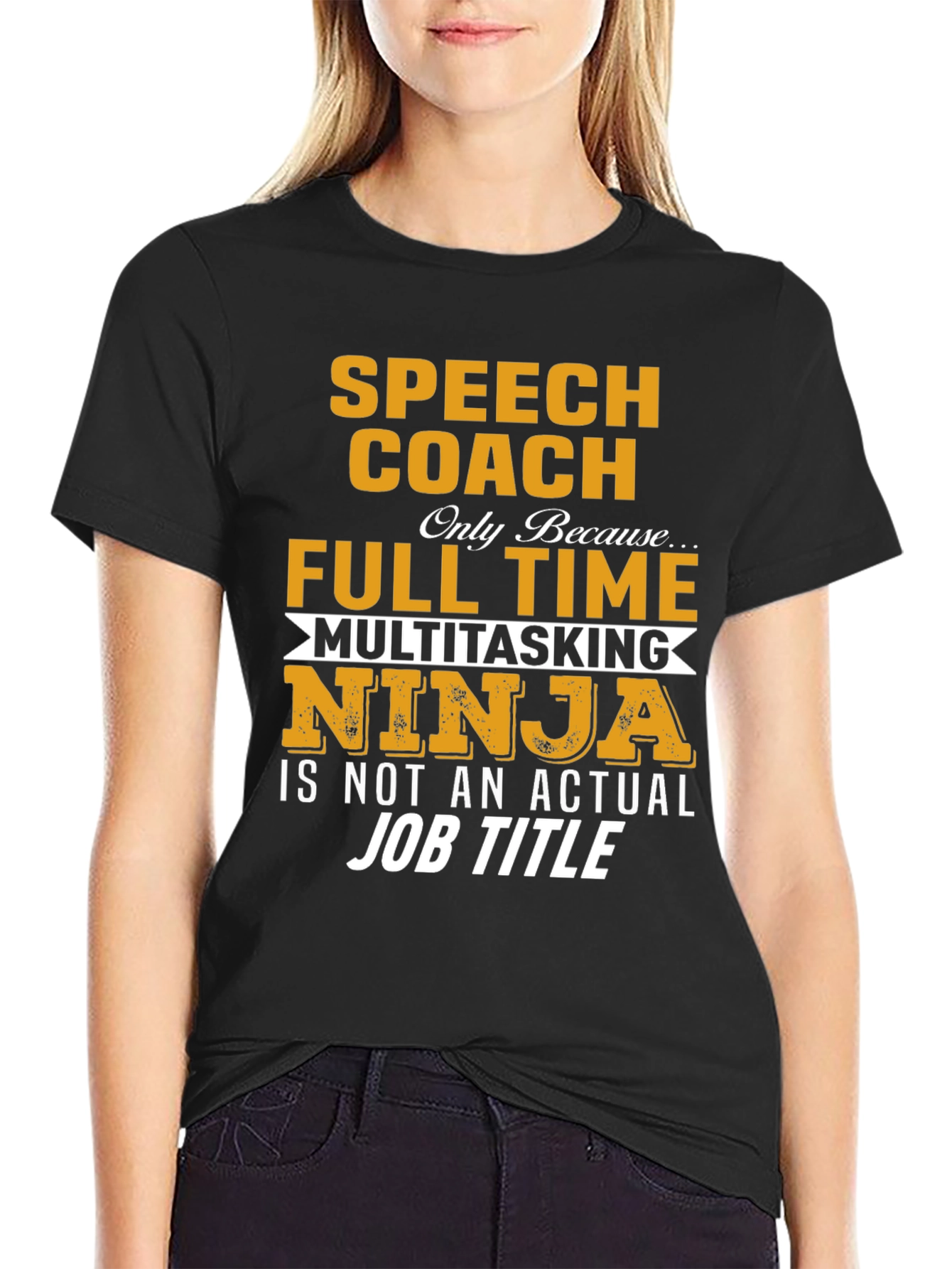 Speech Coach Multitasking Ninja T-Shirt