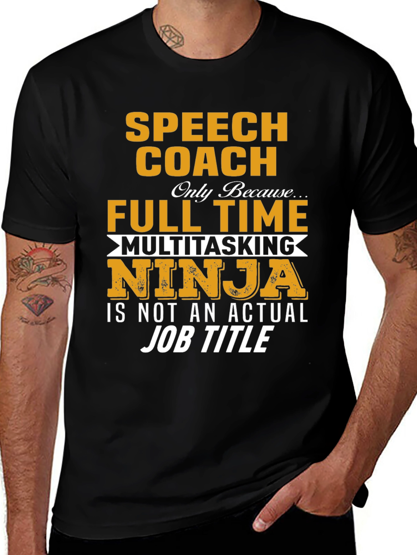Speech Coach Multitasking Ninja T-Shirt