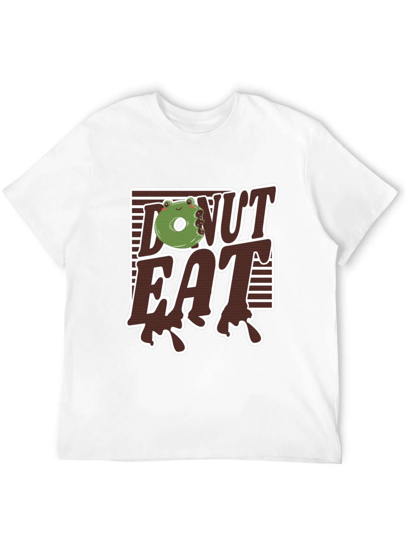 Donut Eat Graphic T-Shirt - Funny Foodie Tee