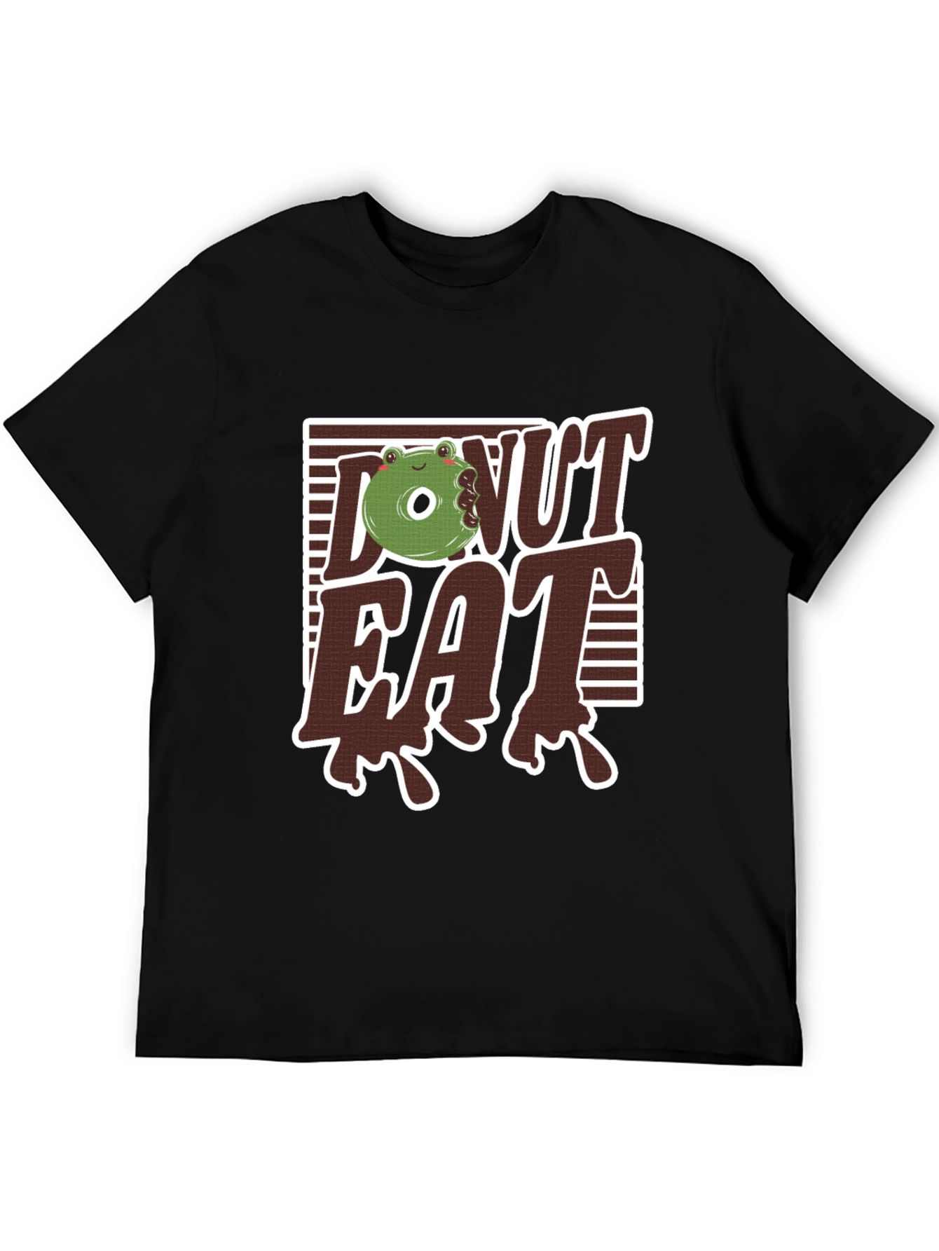Donut Eat Graphic T-Shirt - Funny Foodie Tee