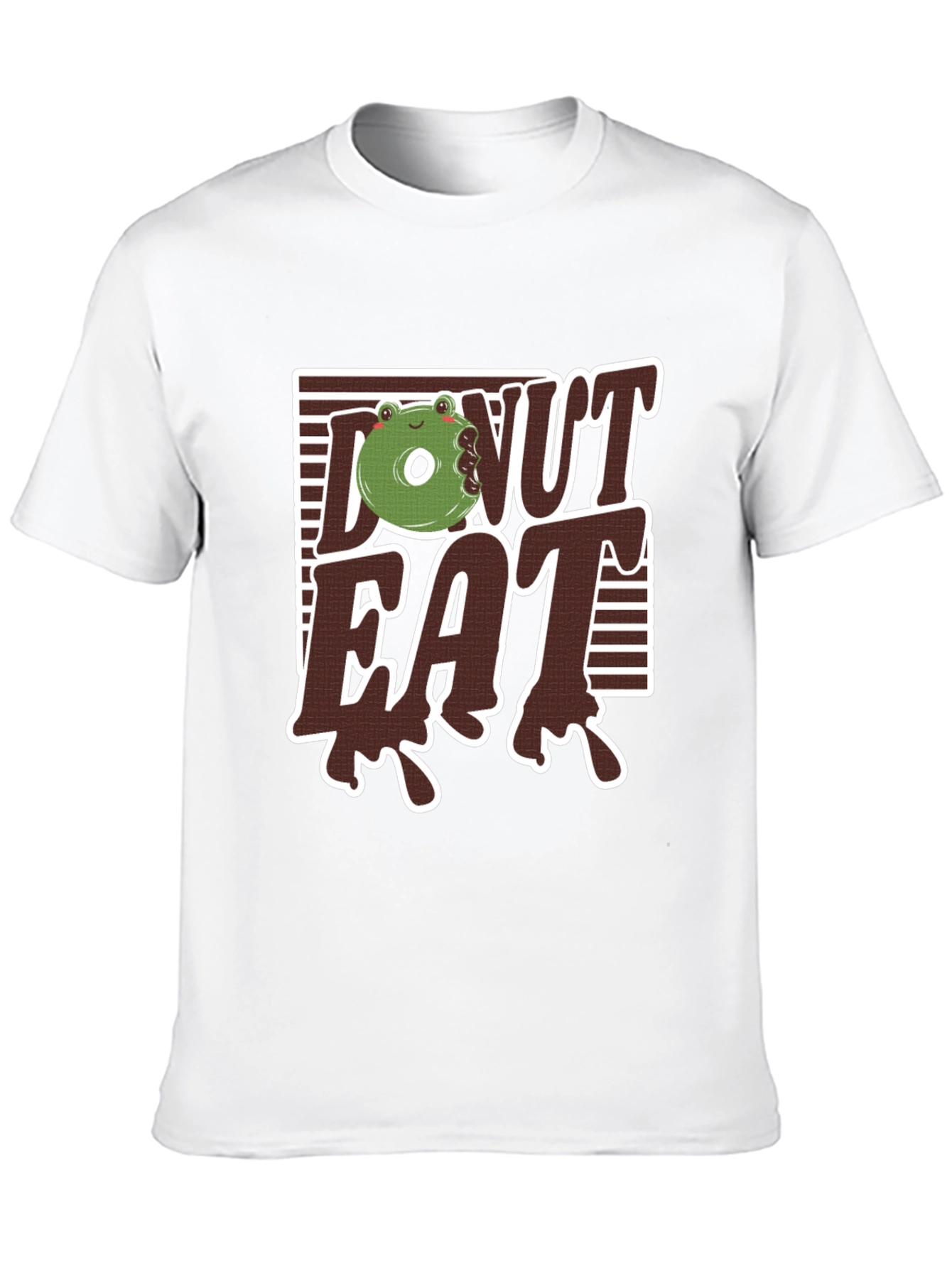 Donut Eat Graphic T-Shirt - Funny Foodie Tee